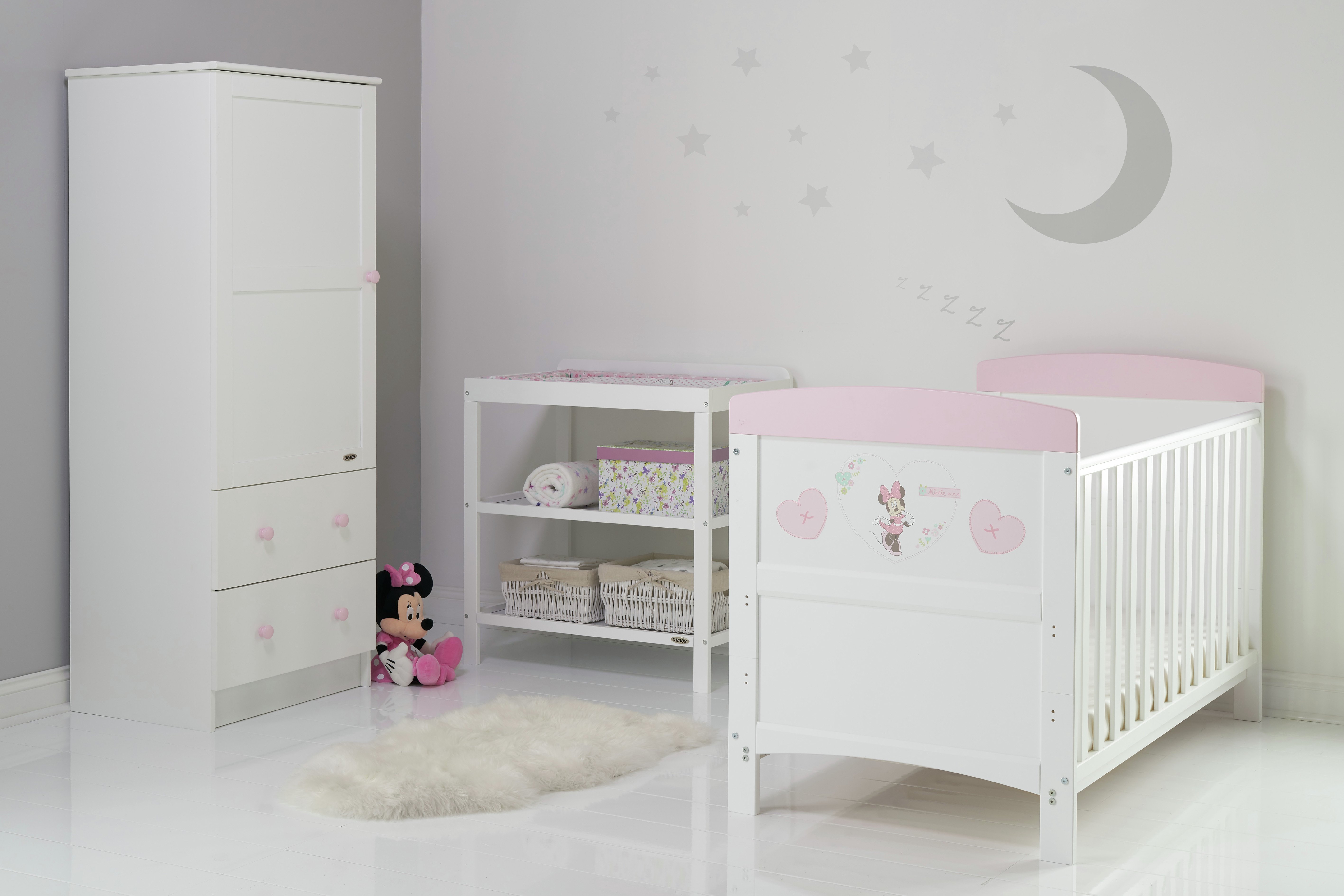 Disney Minnie Mouse 3 Piece Room Set - Hearts