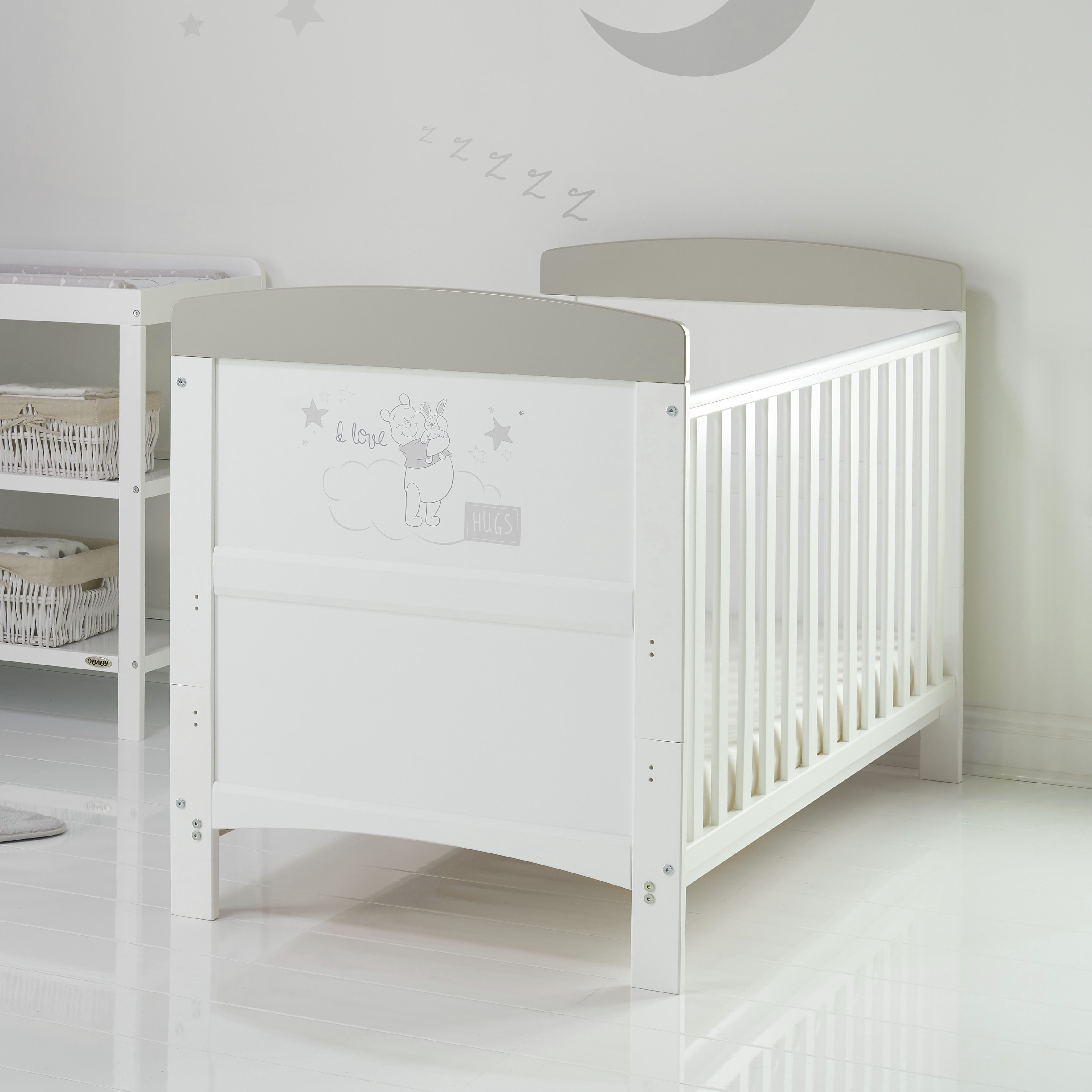 obaby cot bed winnie the pooh