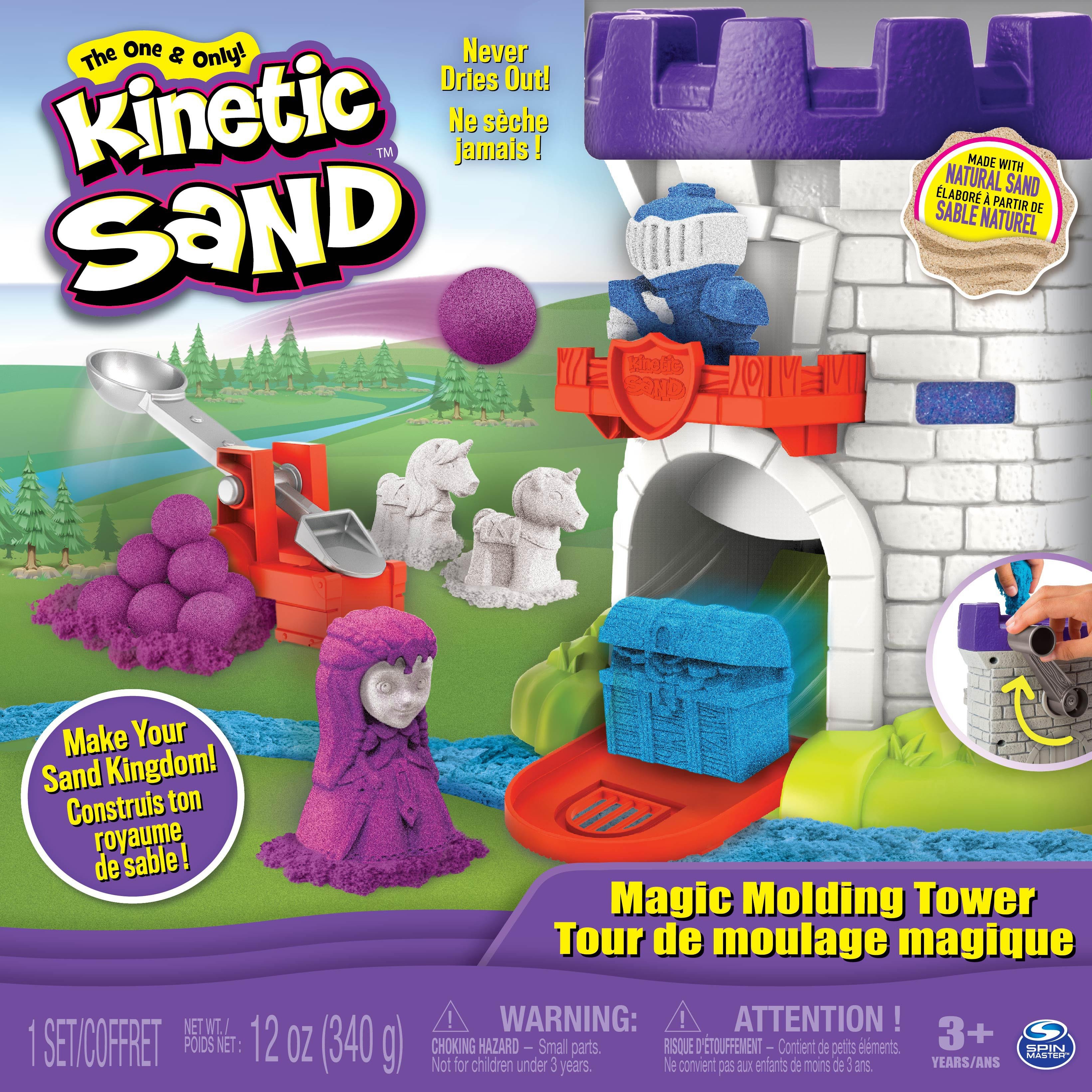 Kinetic sand store moulding tower