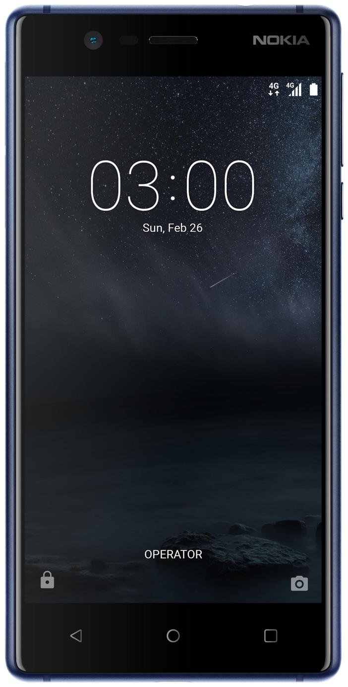 EE Nokia 3 Mobile Phone - Blue