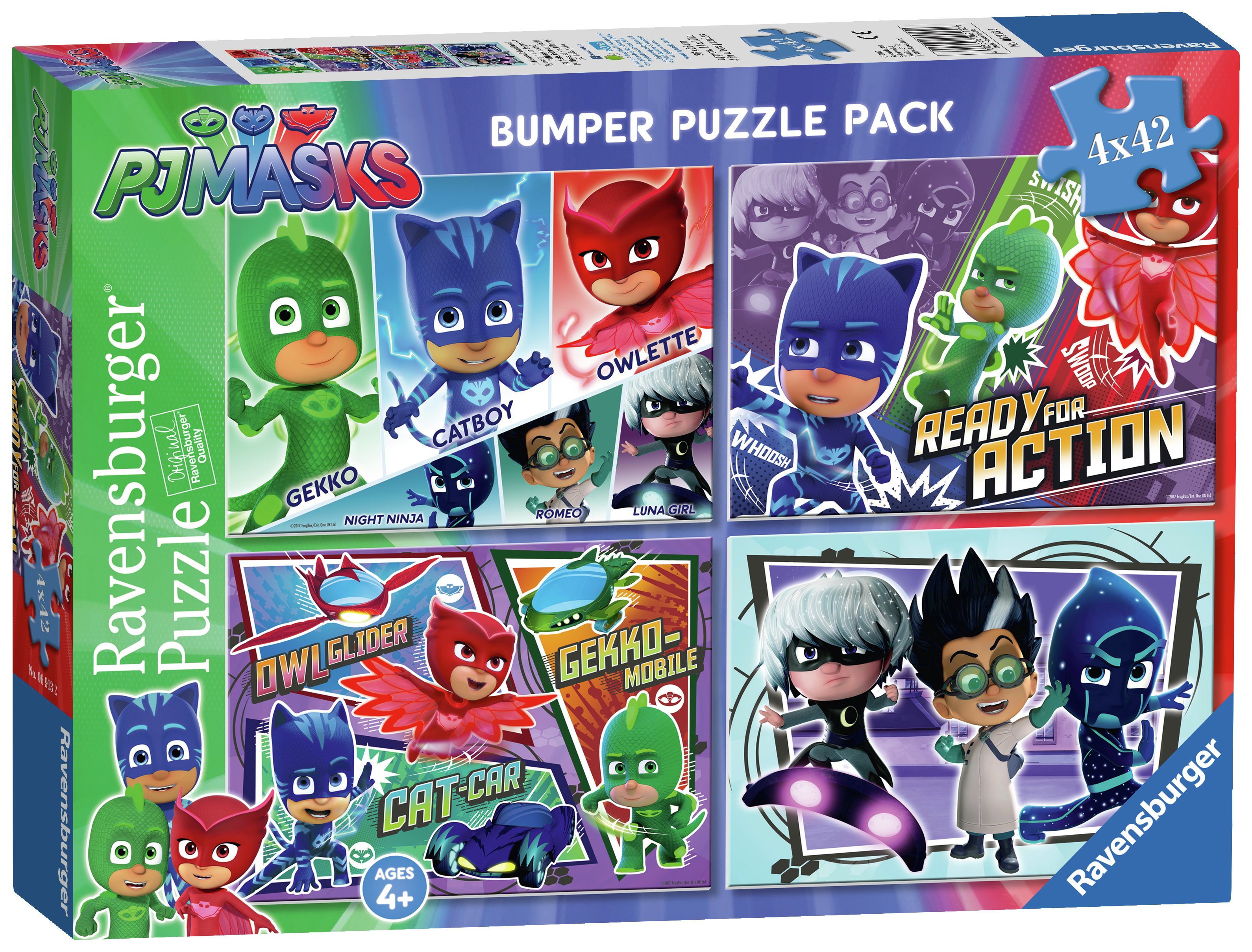 Ravensburger PJ Masks 4x42 Piece Jigsaw Puzzle review