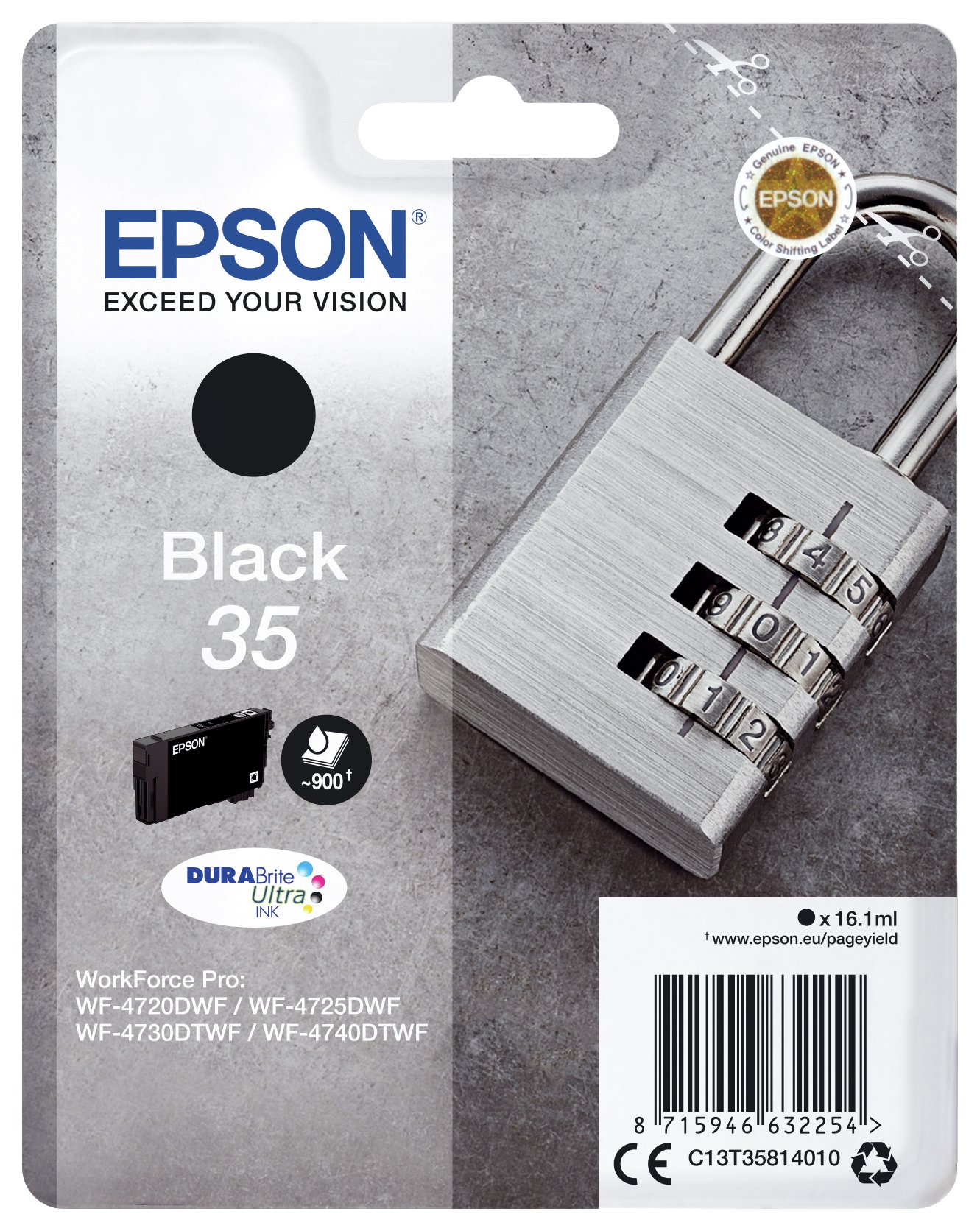 Epson Padlock Black Ink Cartridge