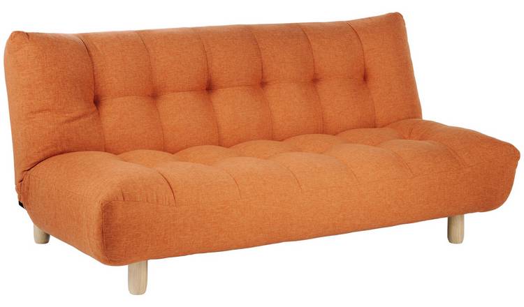 habitat orange sofa bed