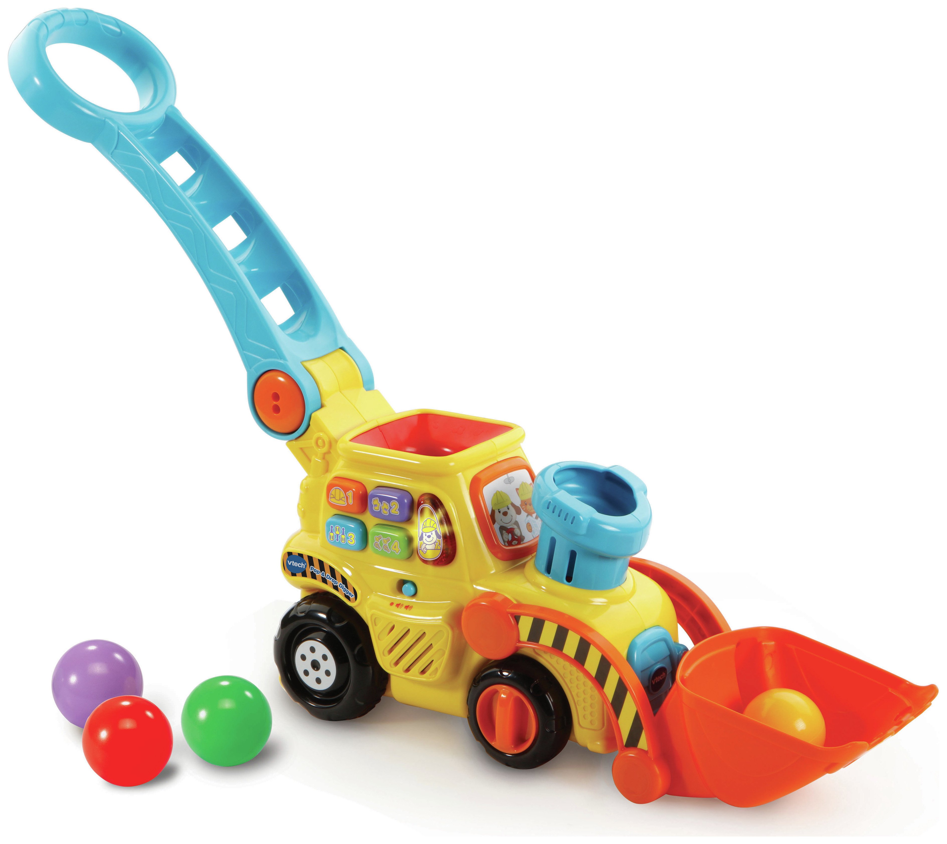 pink digger toy