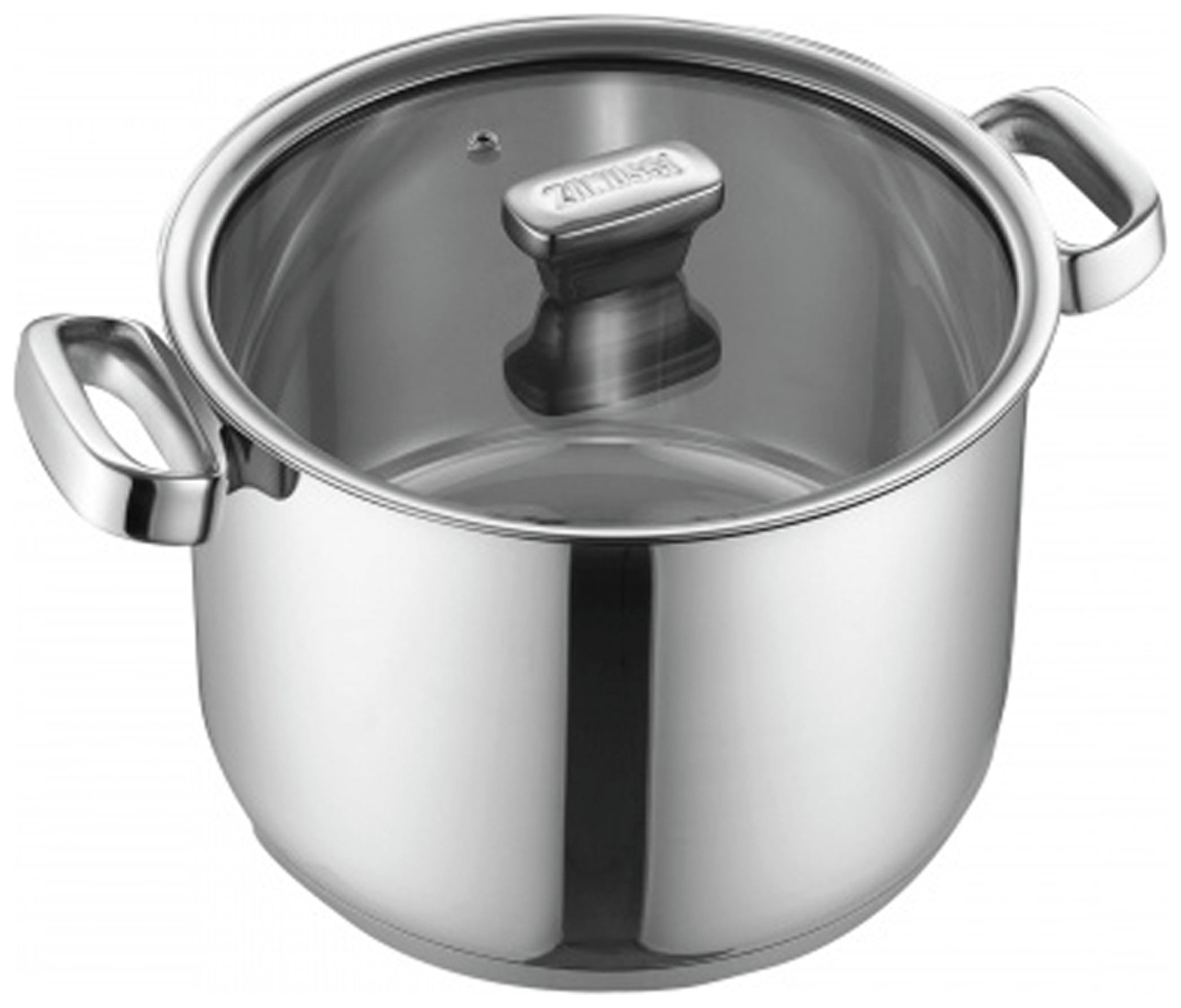 Zanussi Positano 24cm Stainless Steel Stock Pot with Lid