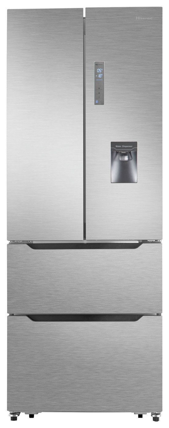 Hisense RF528N4WC1 American Fridge Freezer - Stainless Steel