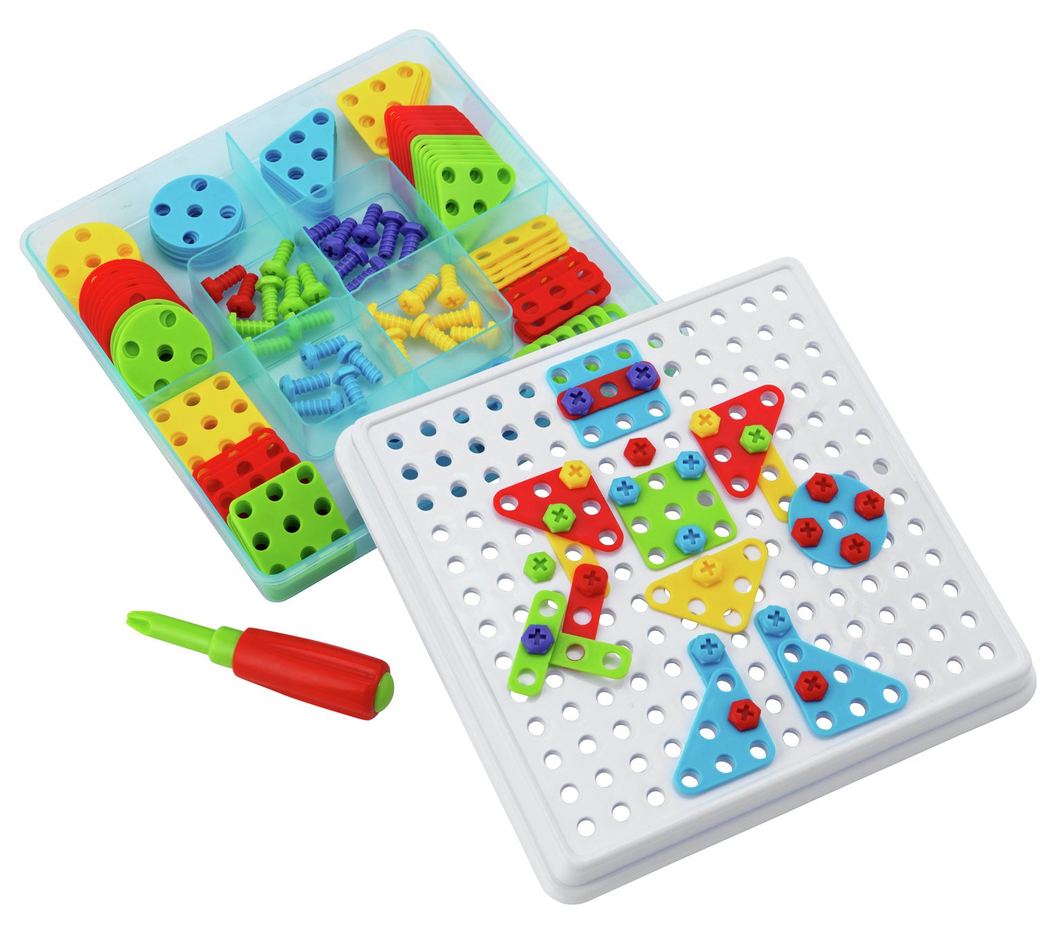 Chad Valley PlaySmart Create & Screw Mosaic Building Kit Reviews