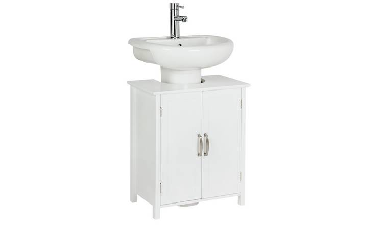 Buy Argos Home Tongue And Groove Undersink Storage Unit White Bathroom Shelves And Storage Units Argos