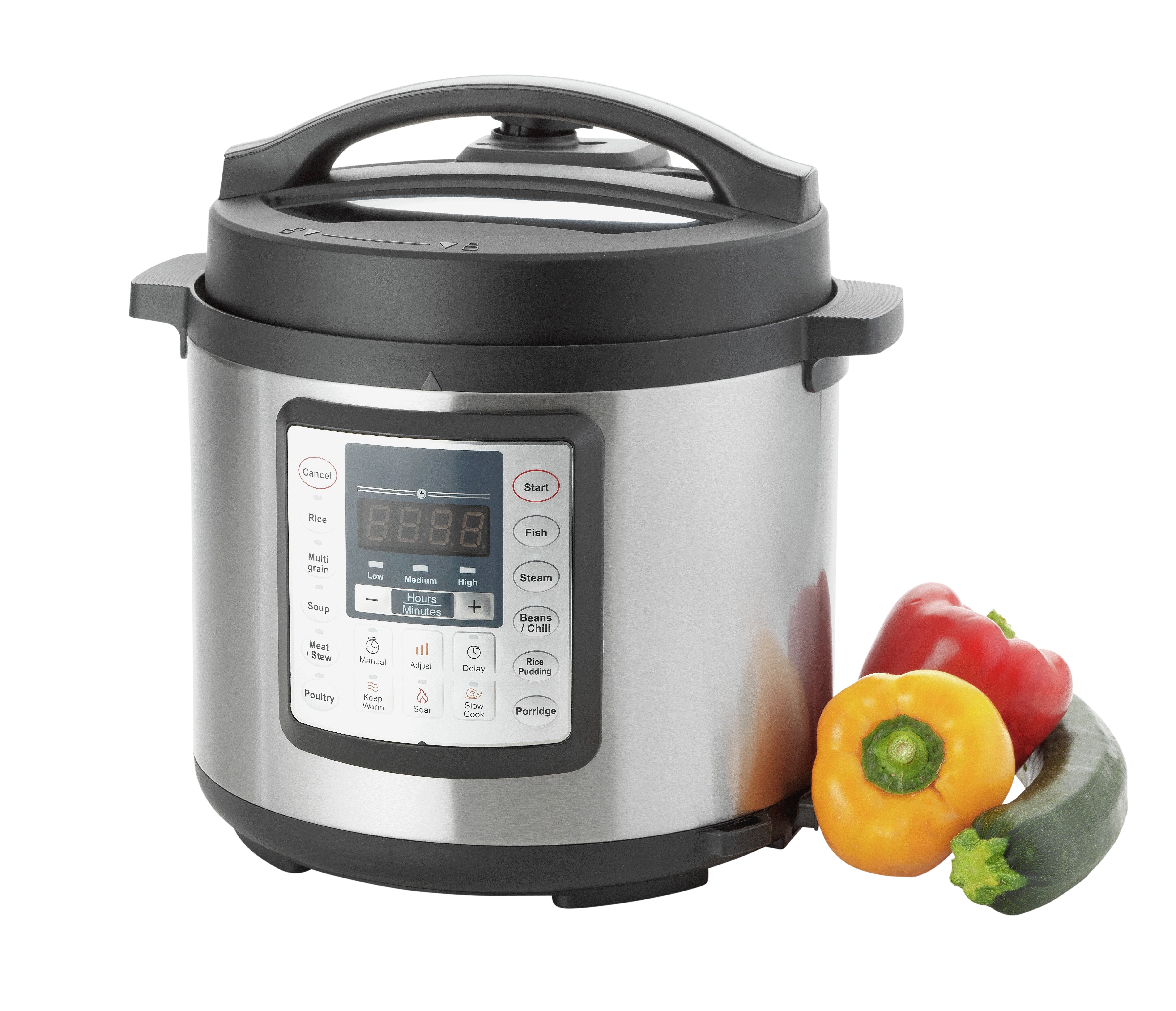 Cookworks 10in1 5.5L Digital Pressure Cooker Silver Reviews