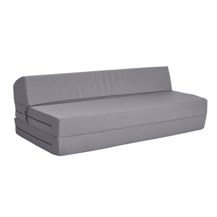 Kaikoo Double Fabric Chairbed - Flint Grey 0