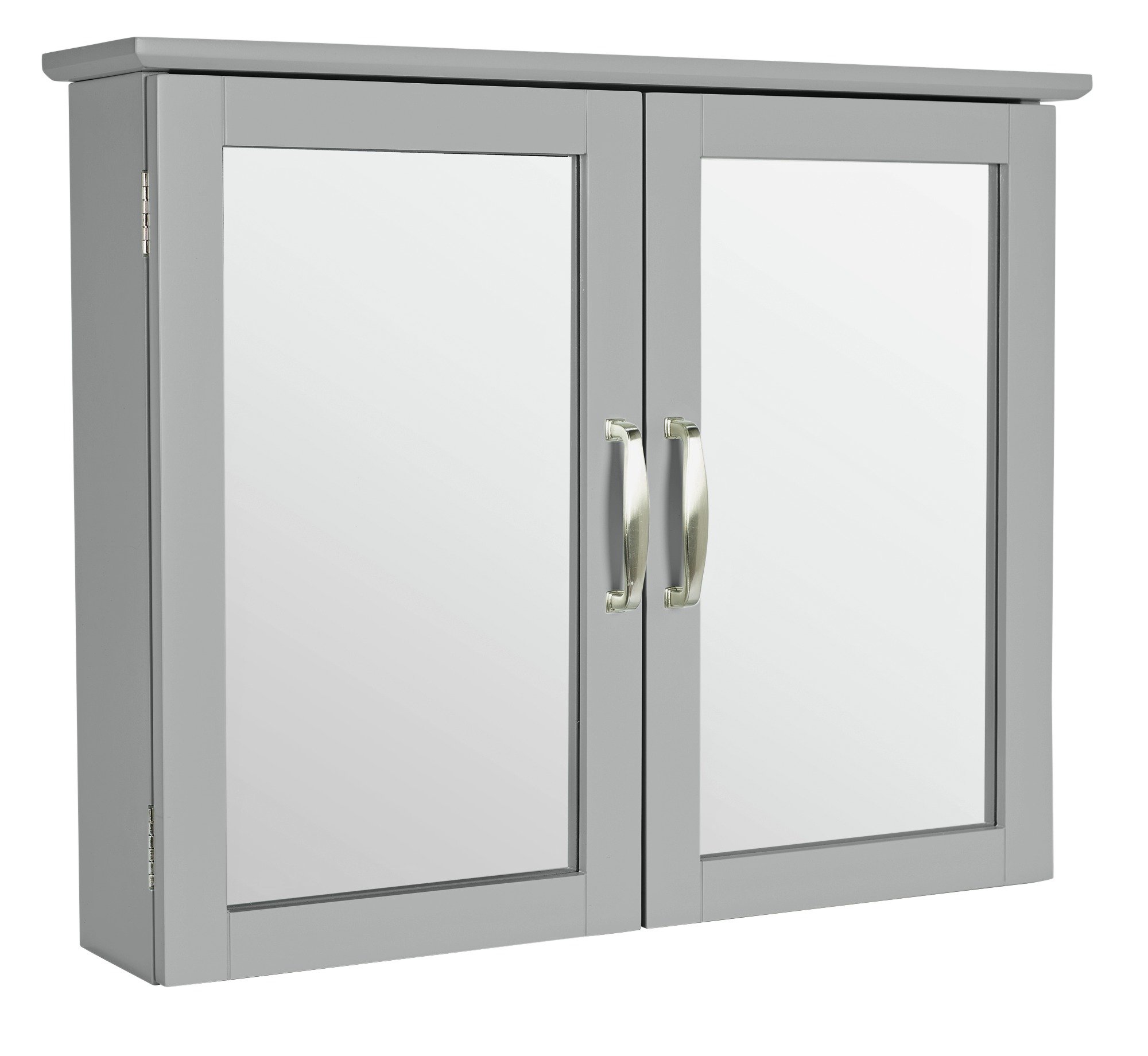 Argos Home New Tongue and Groove Mirrored Wall Cabinet -Grey review