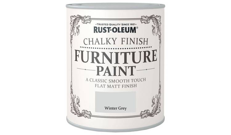 Rust-Oleum Chalky Matt Furniture Paint 750ml - Winter Grey