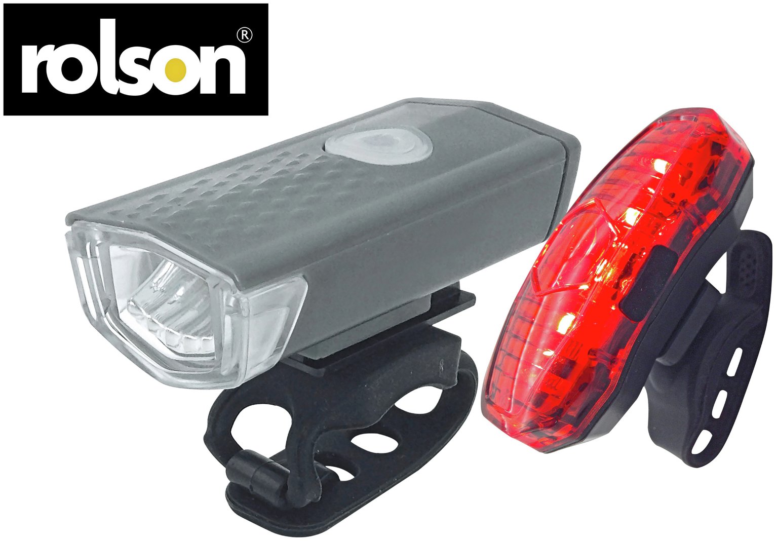 front and rear bike light set