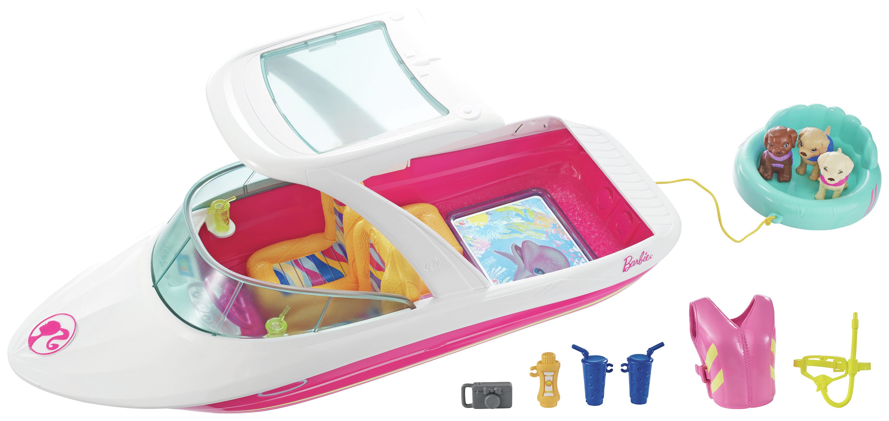 barbie boat argos