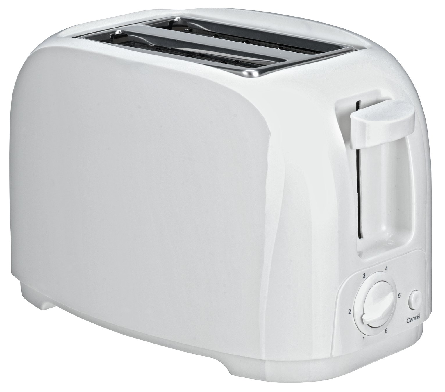 Simple Value 2 Slice Toaster - White