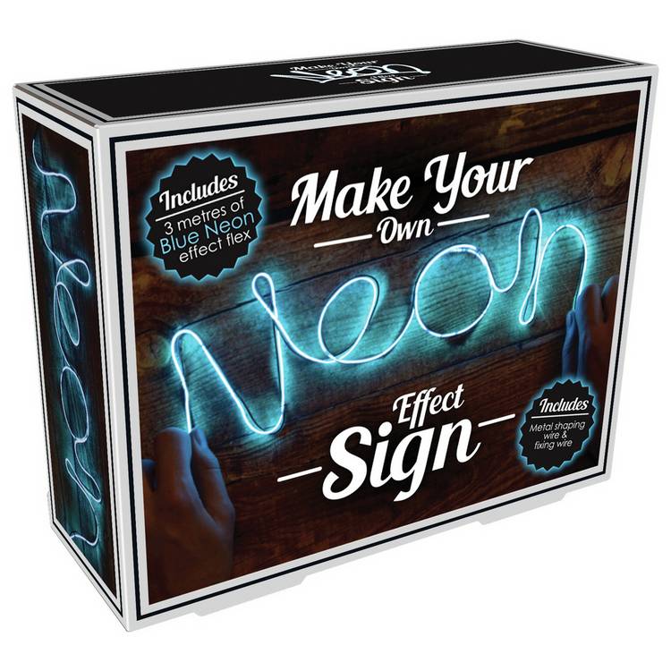 Make Your Own Neon Effect Sign - Blue 0