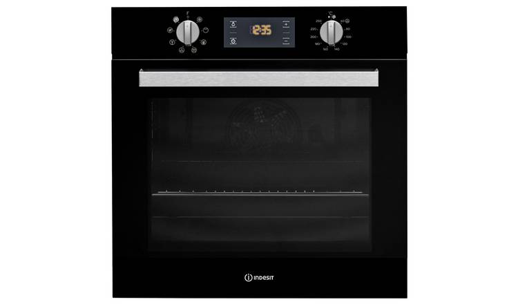 Indesit Aria IFW6340BL Built In Single Electric Oven - Black