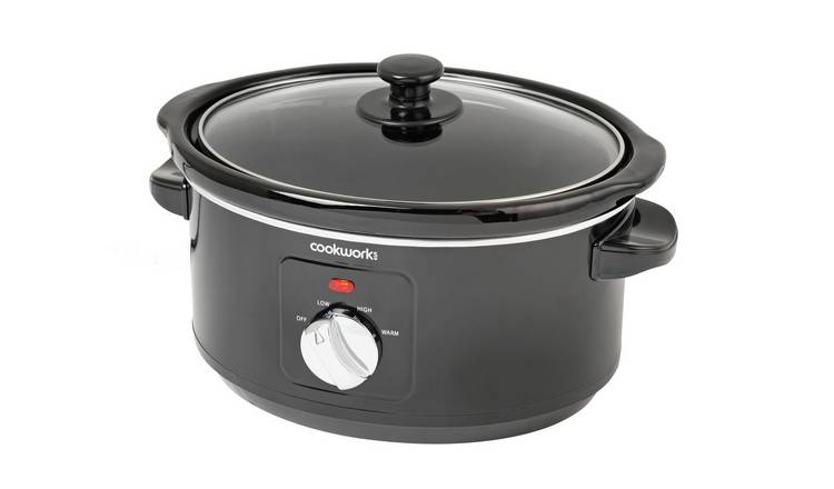 Cookworks 3.5L Slow Cooker - Black 0