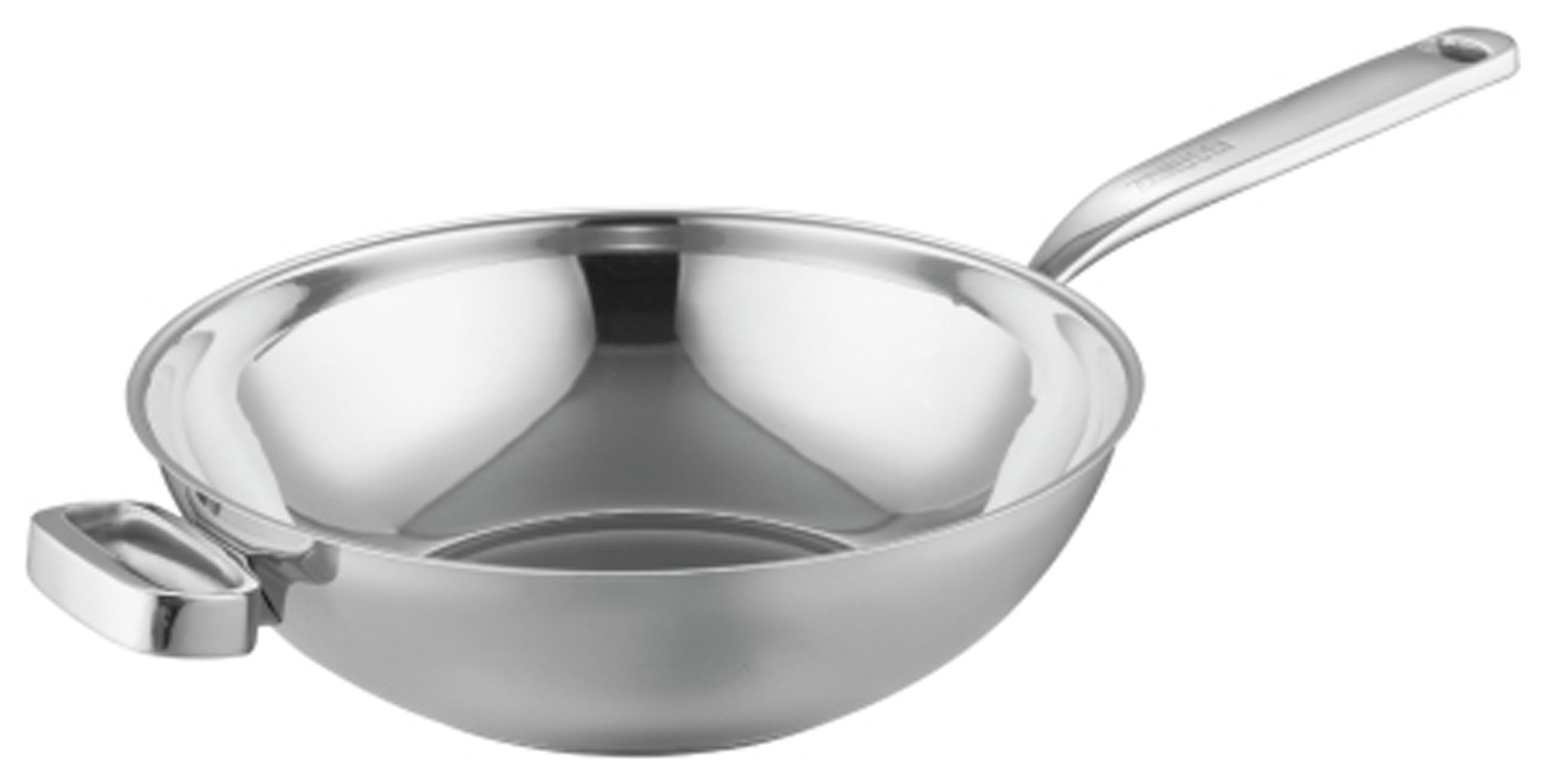 Zanussi Positano 28cm Stainless Steel Wok