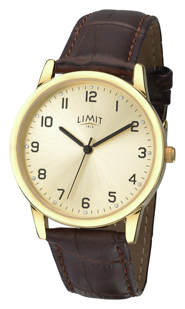 Limit Men's Brown Faux Leather Strap Watch Review