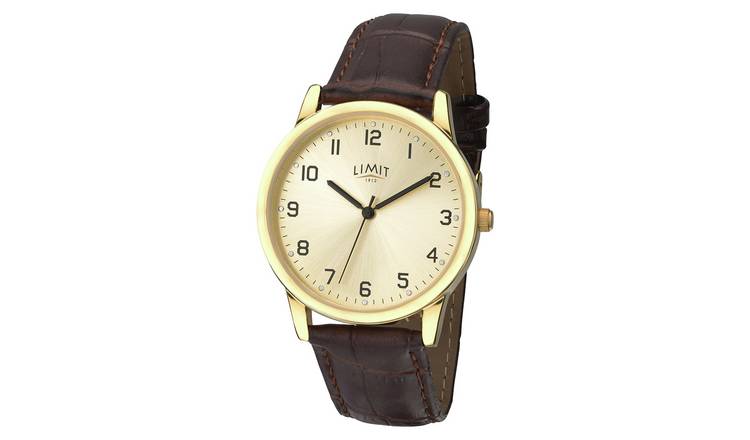 Argos mens watches outlet leather strap