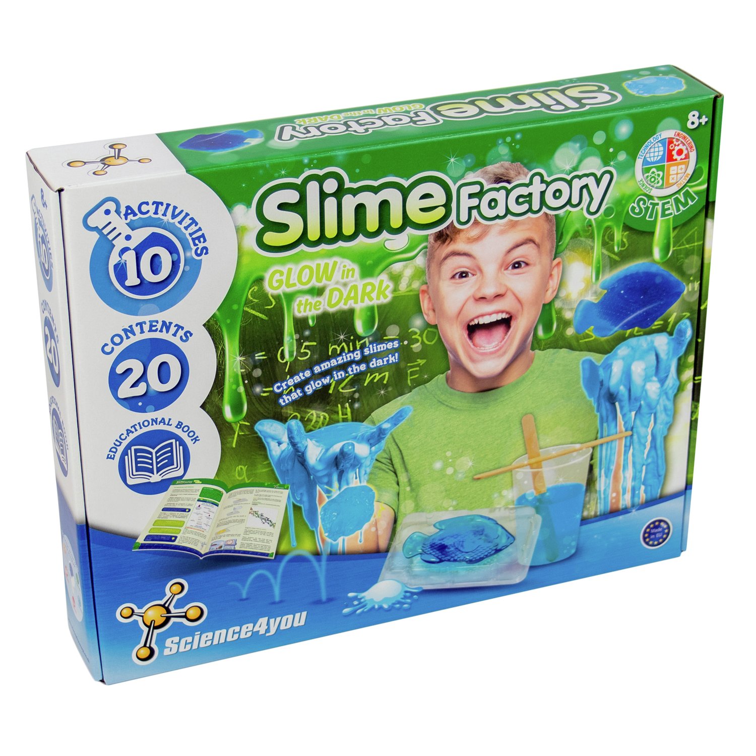 Science4You Slime Factory Glow in the Dark