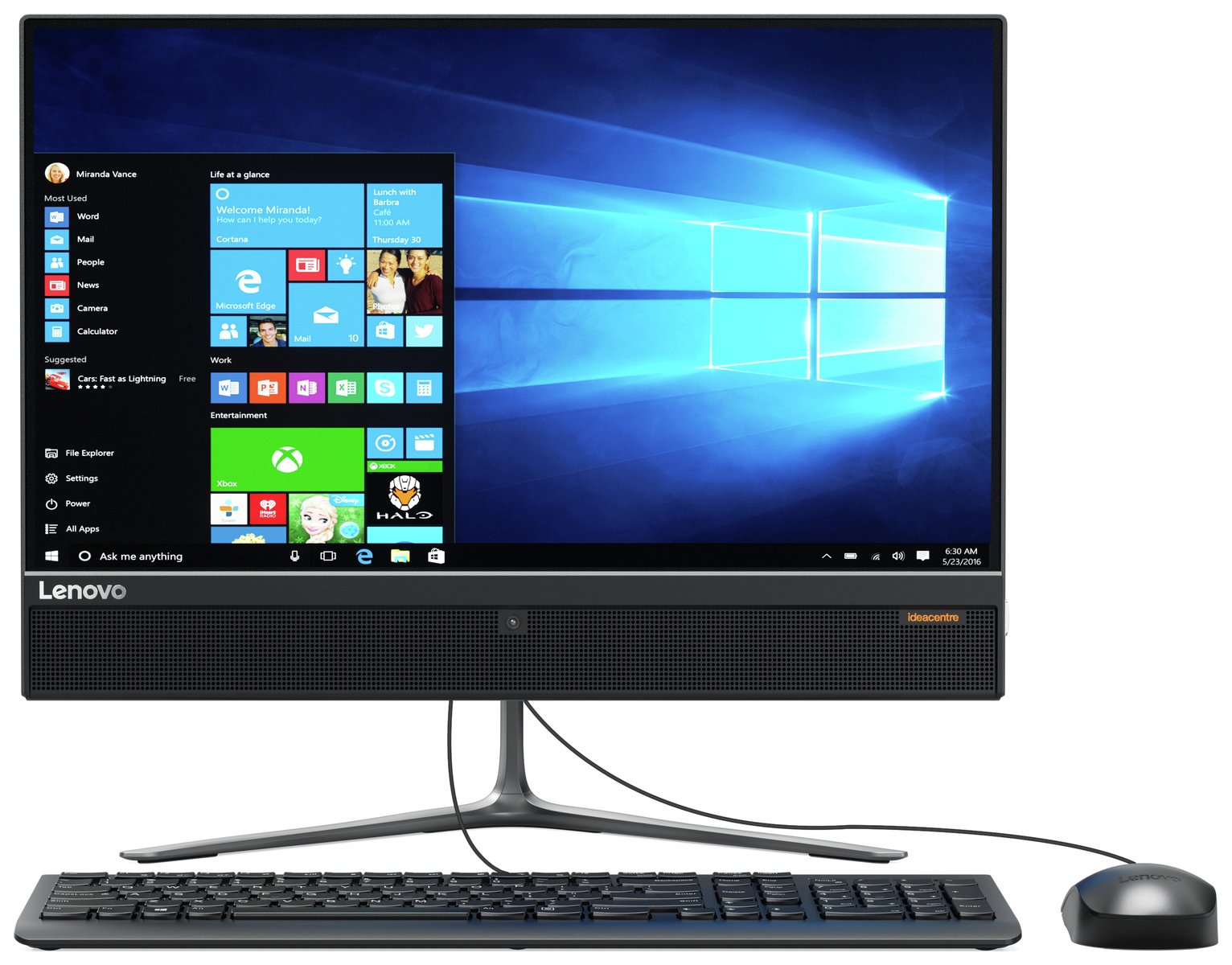 Lenovo IdeaCentre 510 AMD A6 21.5 Inch 4GB 1TB All-in-One PC