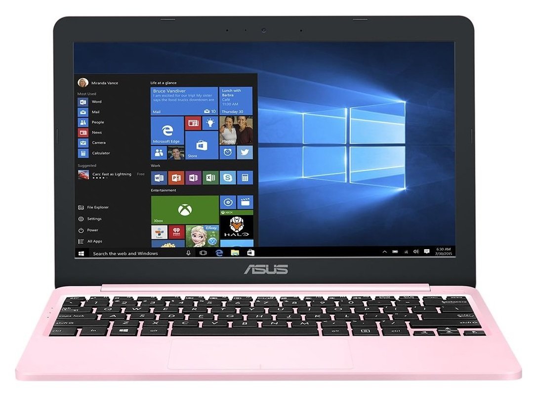 Asus 11.6 Inch Celeron 2GB 32GB Cloudbook- Pink