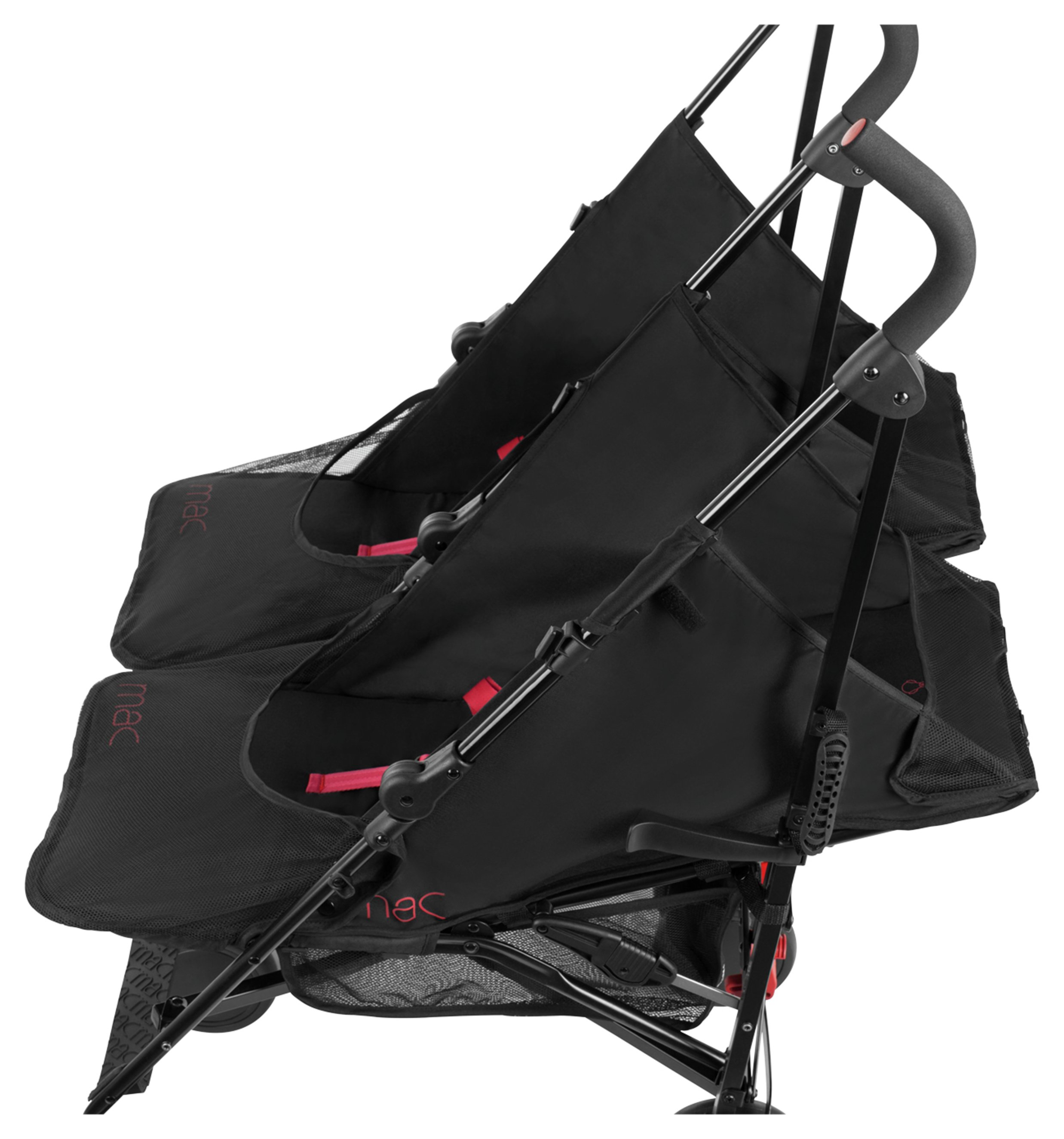 mac by maclaren black & redstone m2 pushchair