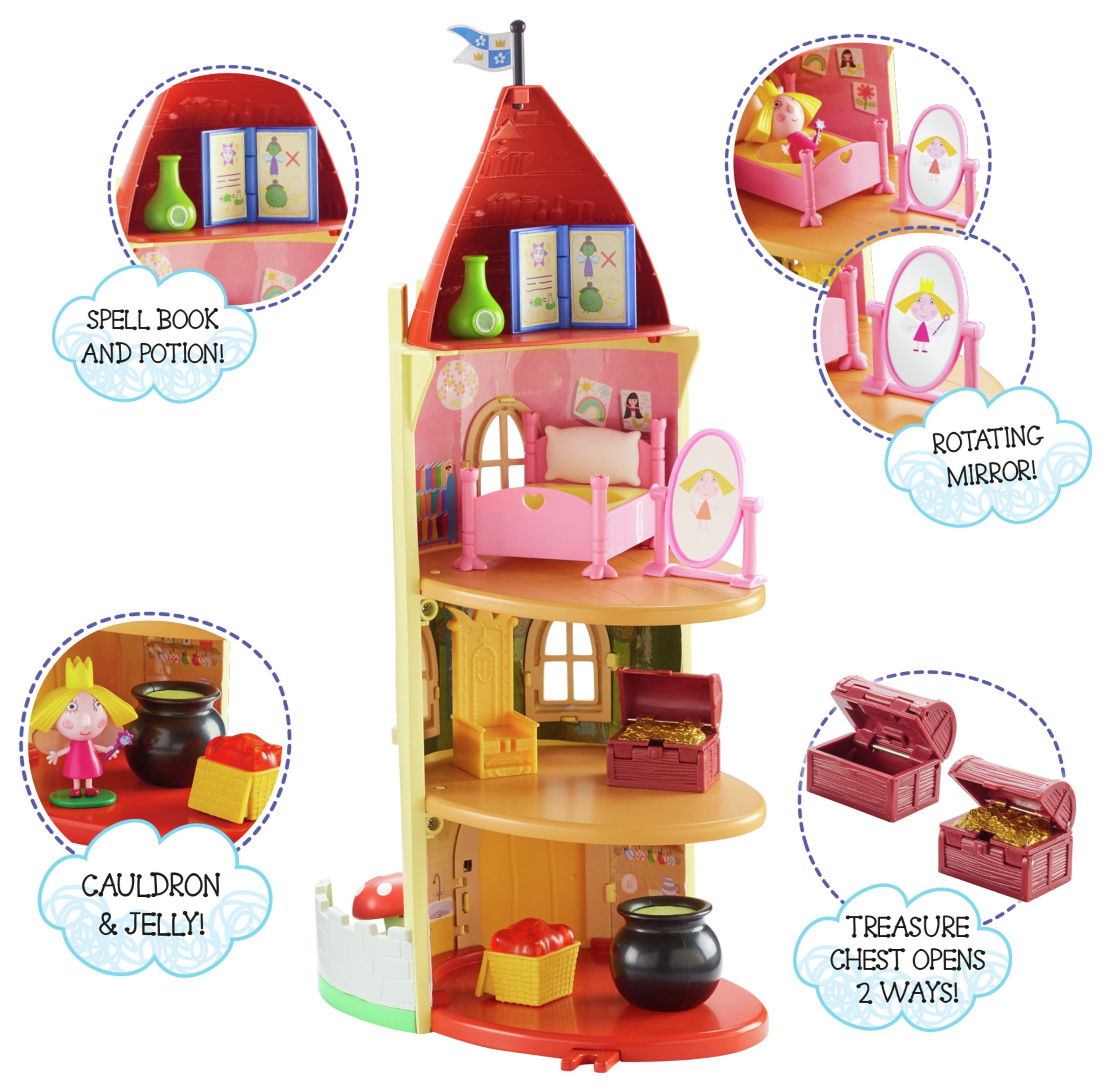 ben and holly thistle castle playset asda