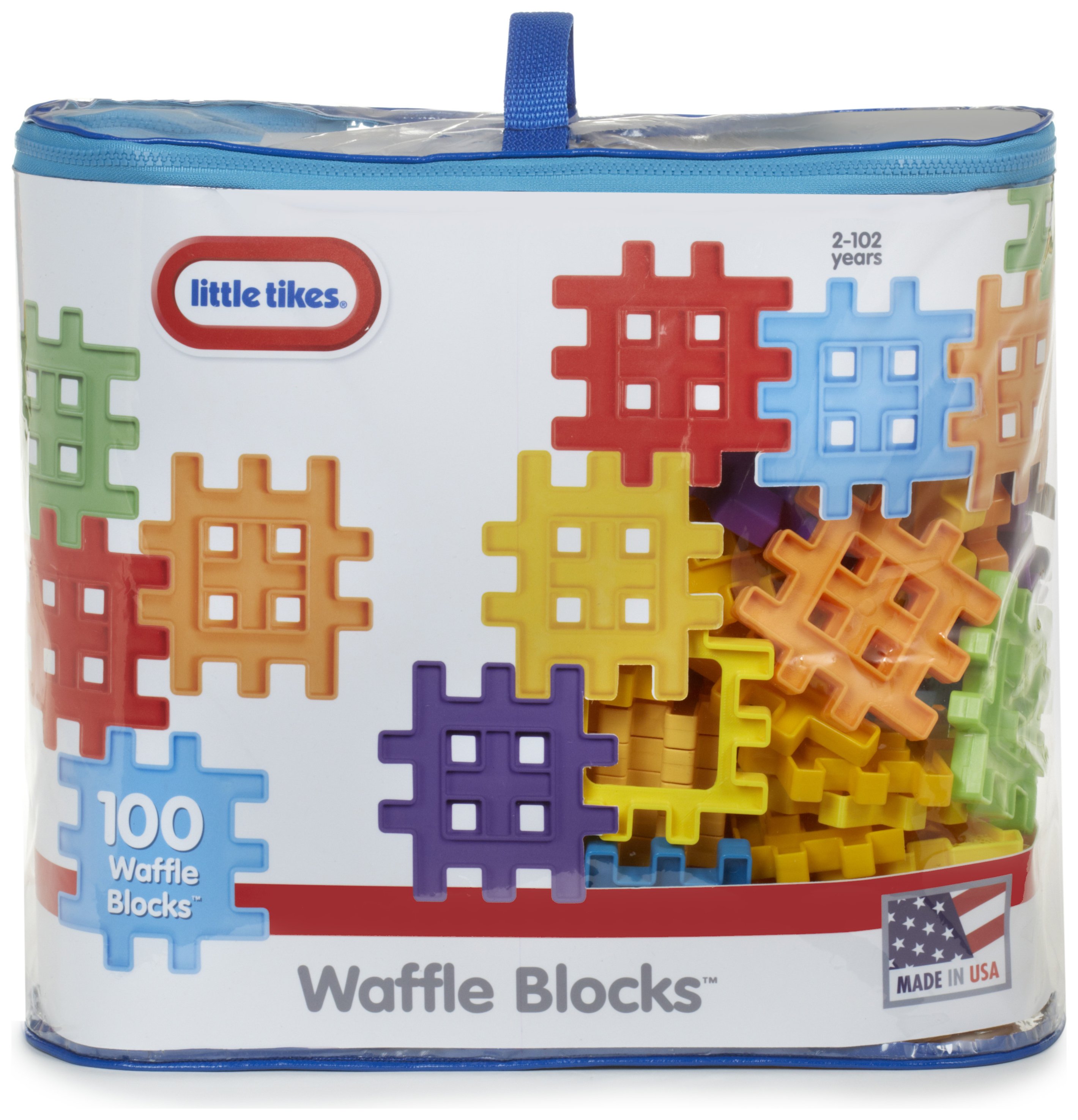 Little Tikes Waffle Blocks Bag - 100 Piece