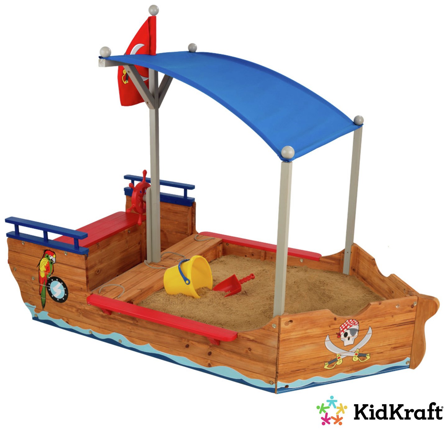 KidKraft Pirate Sandboat Sandbox review