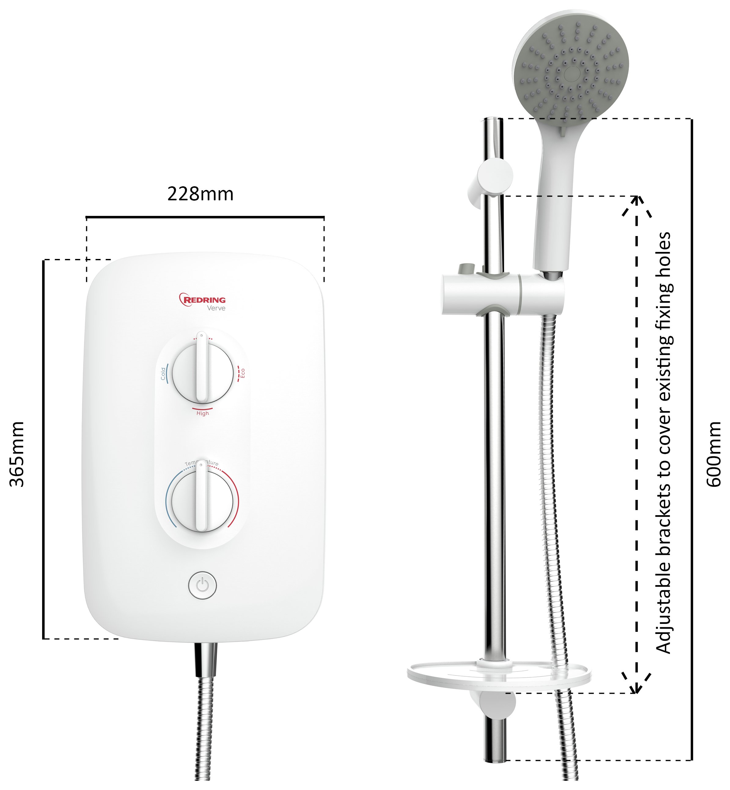 Redring Verve Easyfit 8.5kw Electric Shower Reviews