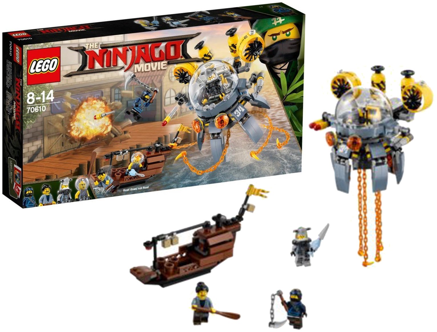 LEGO Ninjago Movie Flying Jelly Sub - 70610