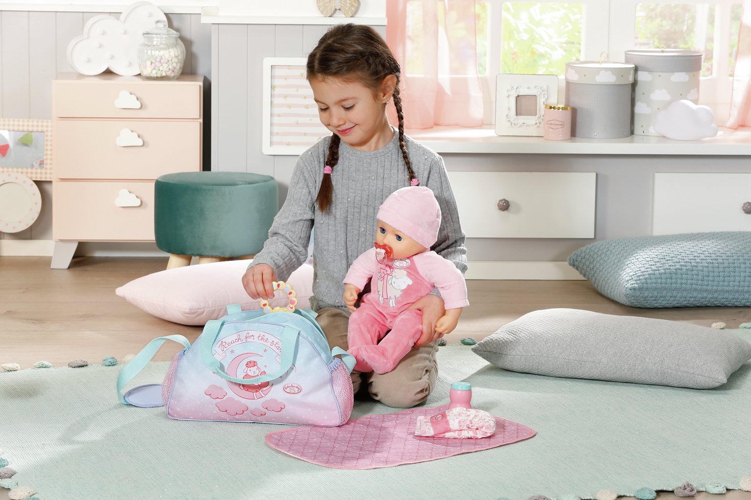 baby annabell changing bag argos