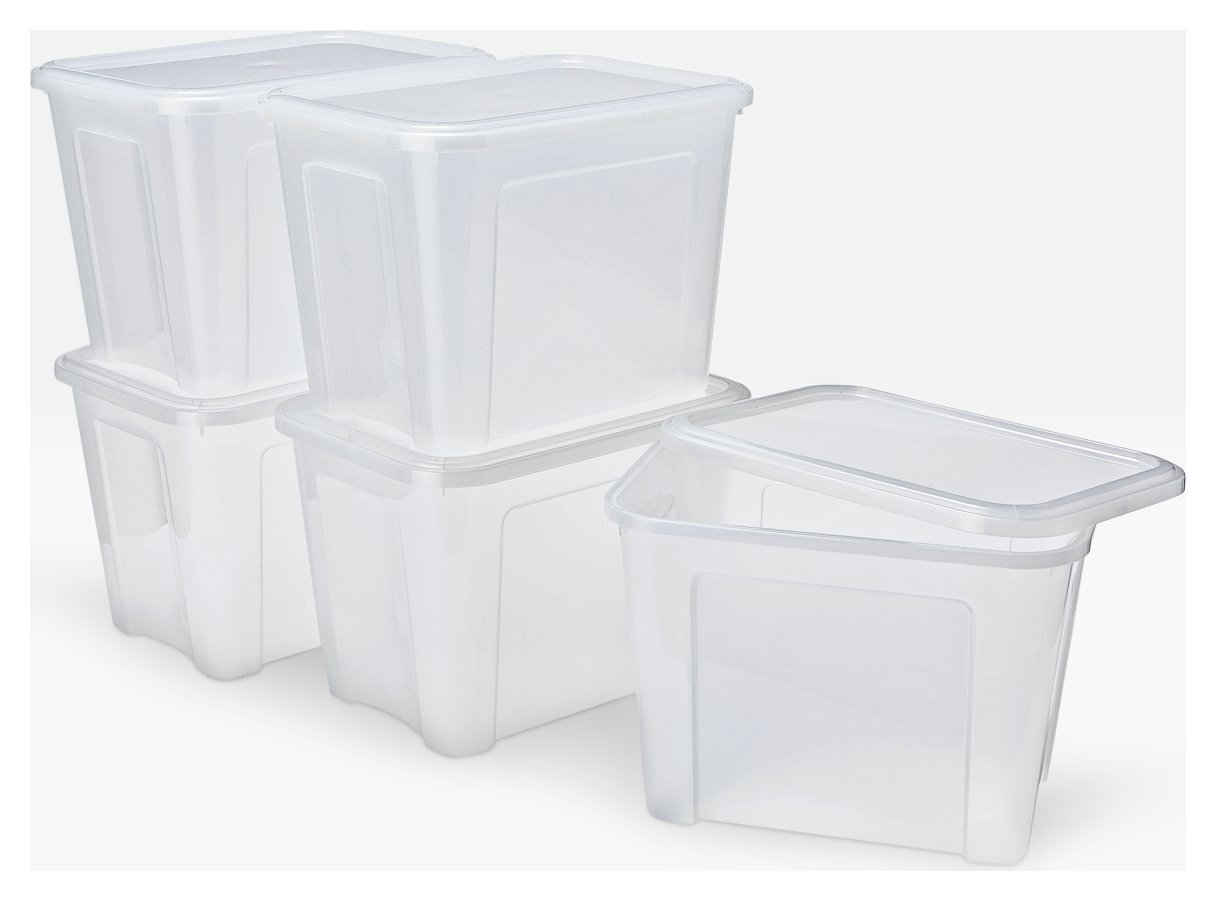 Argos Home 18 Litre Plastic Storage Box with Lid Reviews