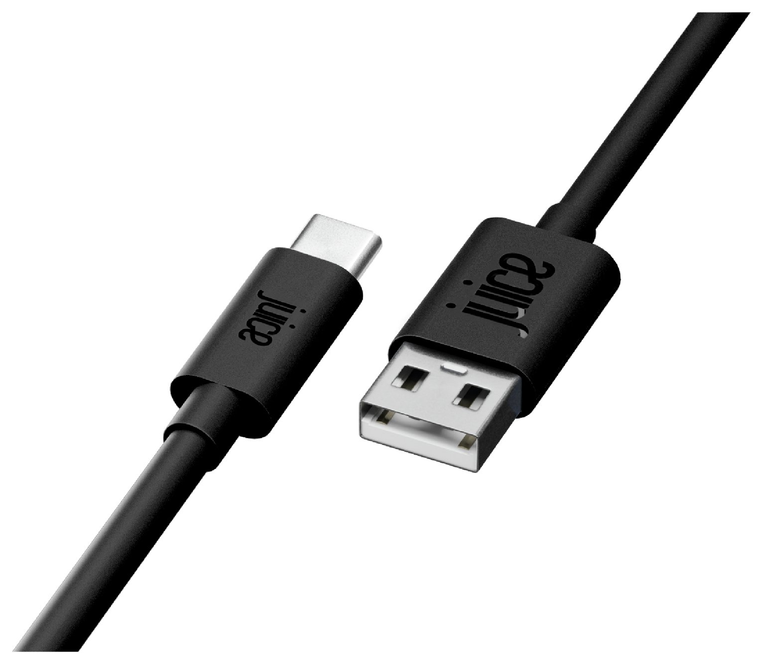 Juice JUI-CABLE-TYPEC-1M-RND-ECO-BLK USB cable USB C USB A Black