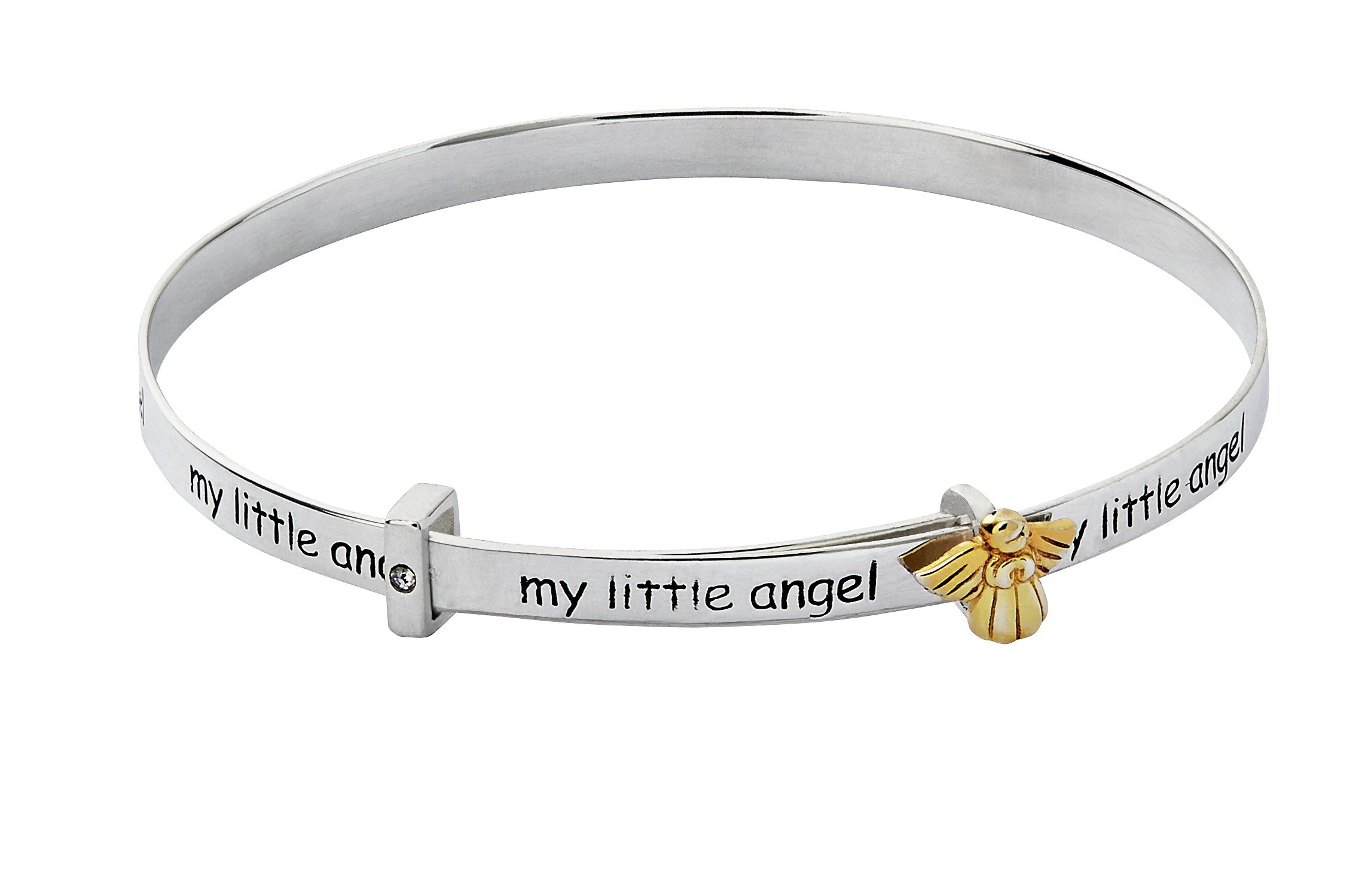 Revere Kid's Sterling Silver 'My Little Angel' Bangle