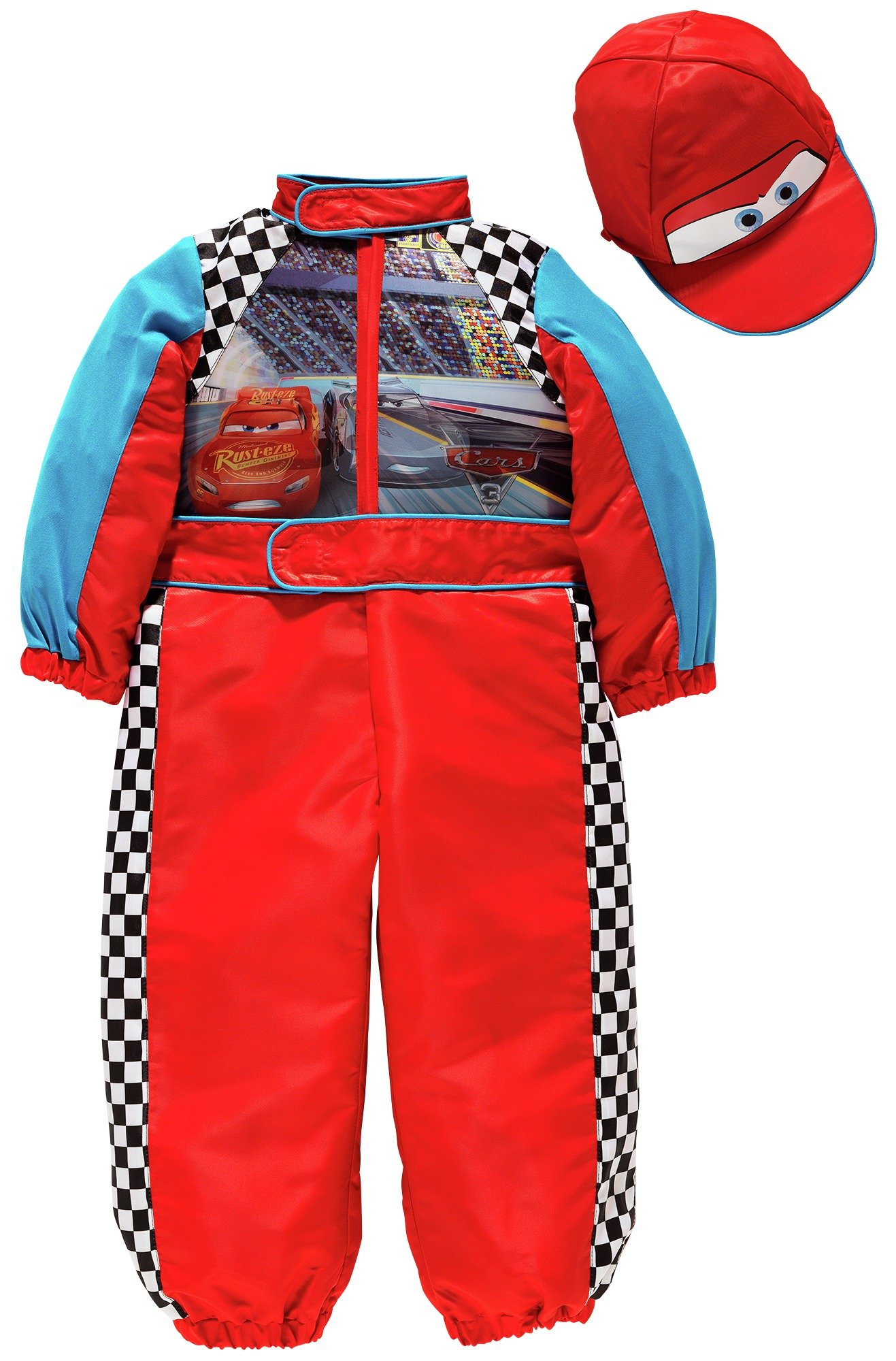 Disney Cars Racing Car Fancy Dress Costume - 1-2 Years