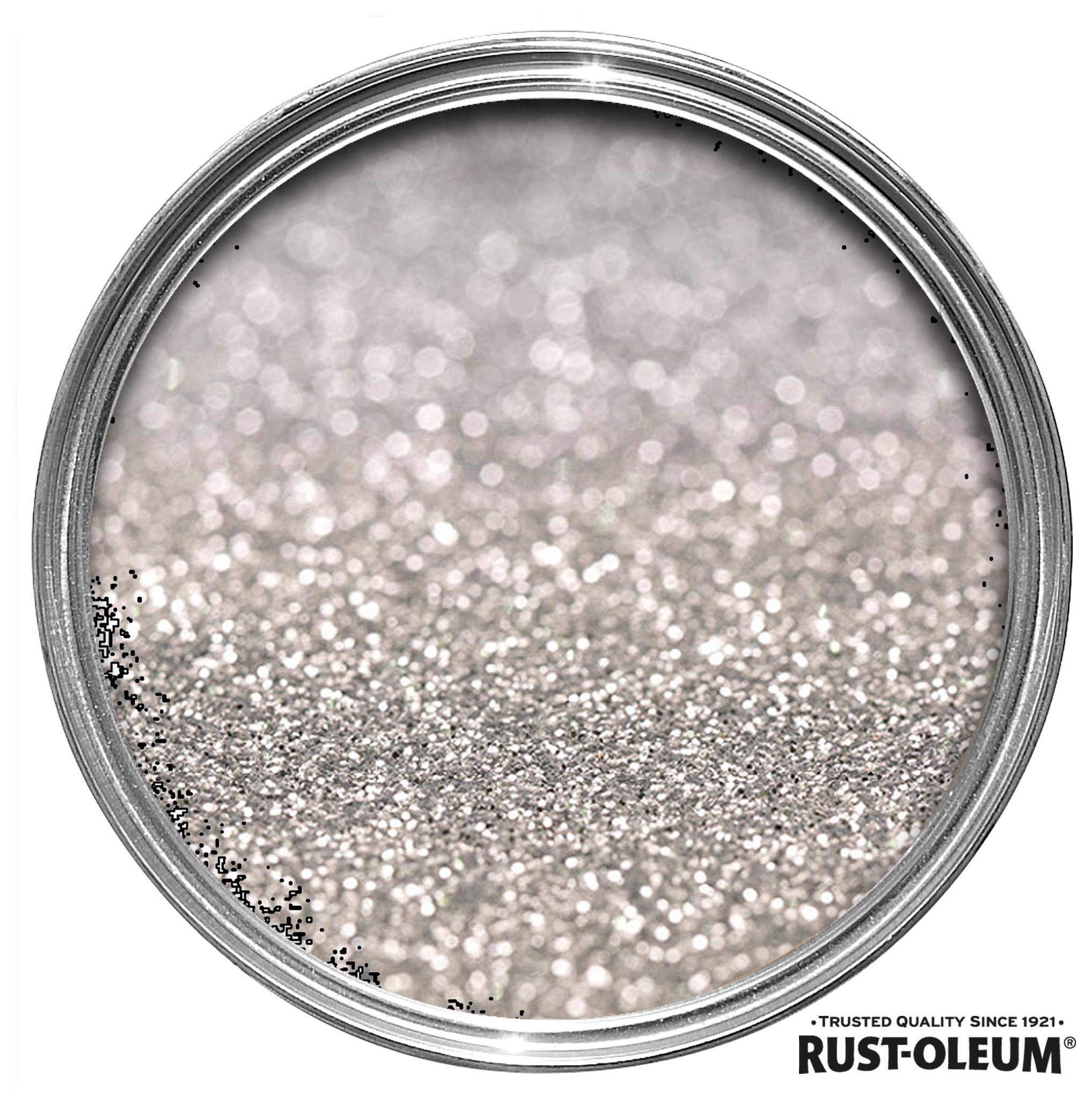 Buy RustOleum Glitter Special Effect Paint 125ml Silver Paint Argos