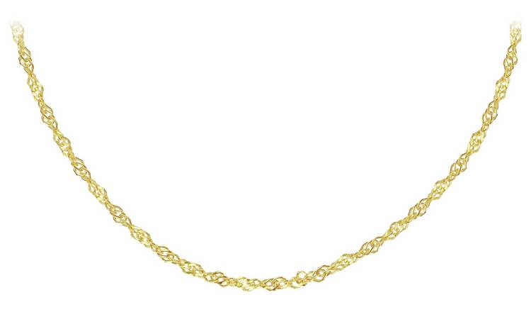 Argos gold 2025 curb chain