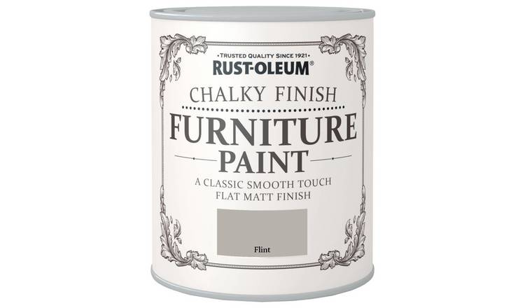 Rust-Oleum Chalky Matt Furniture Paint 750ml - Flint