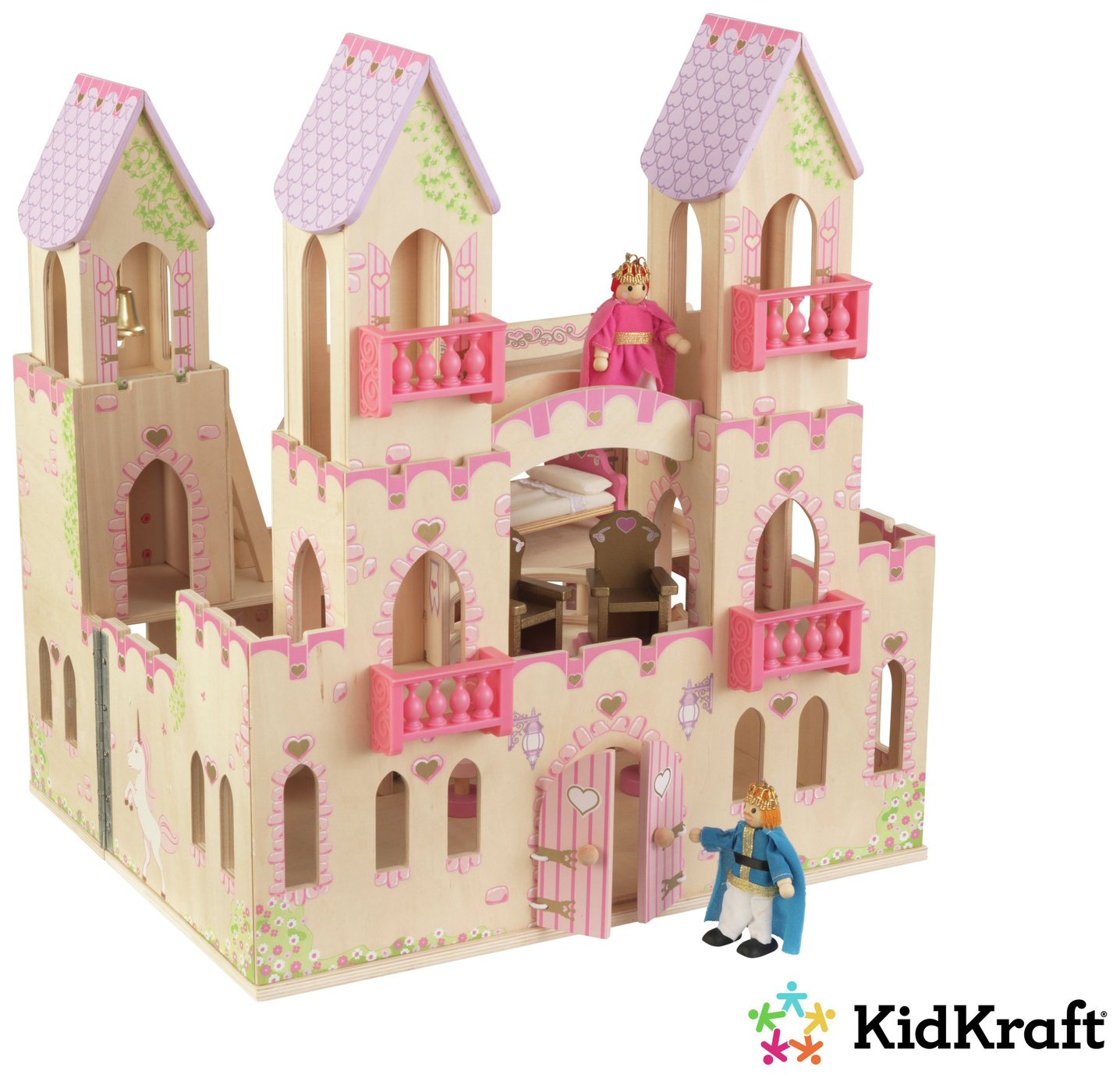 wooden princess castle playhouse