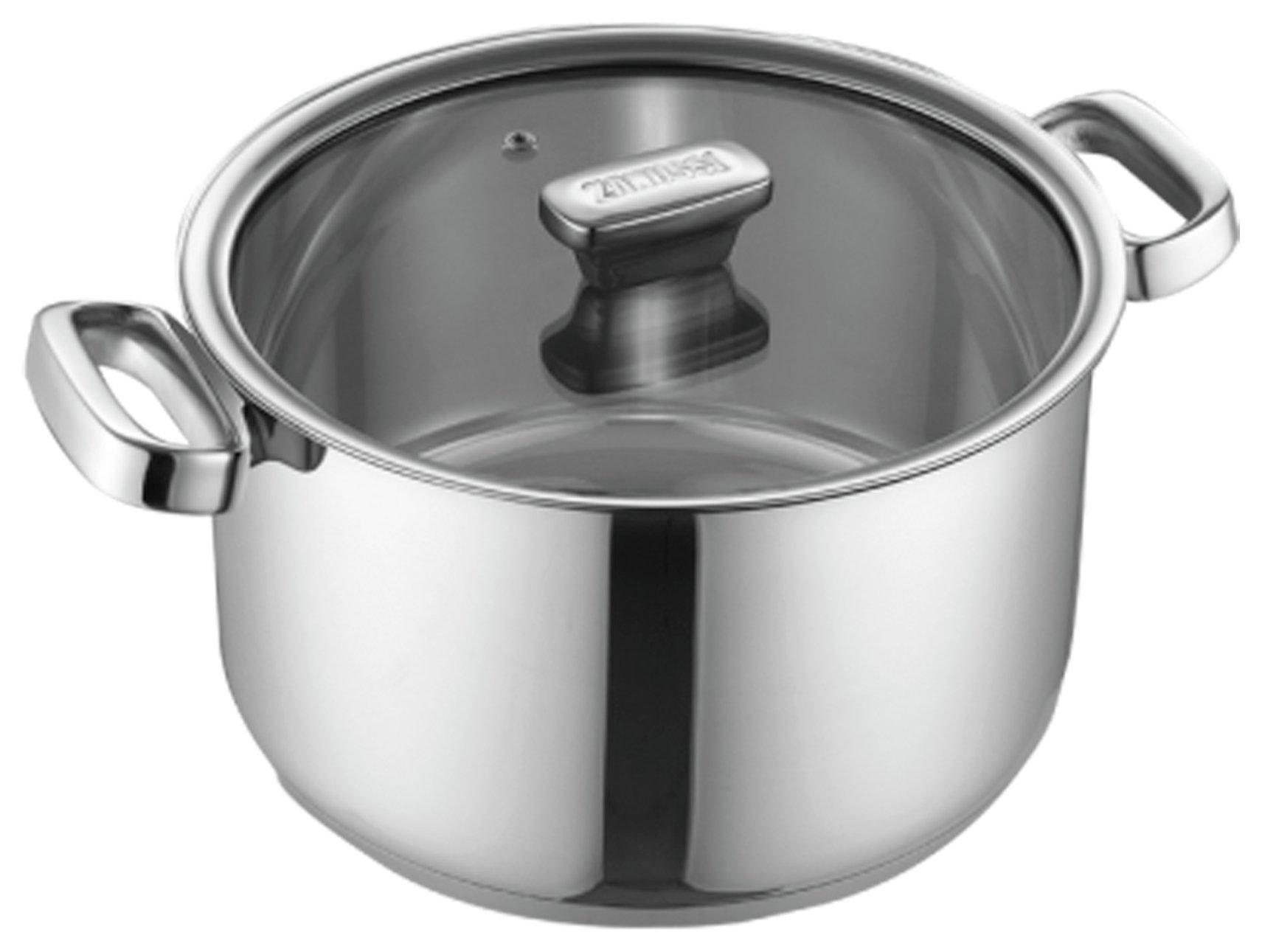 Zanussi Positano 24cm Stainless Steel Casserole Pot with Lid