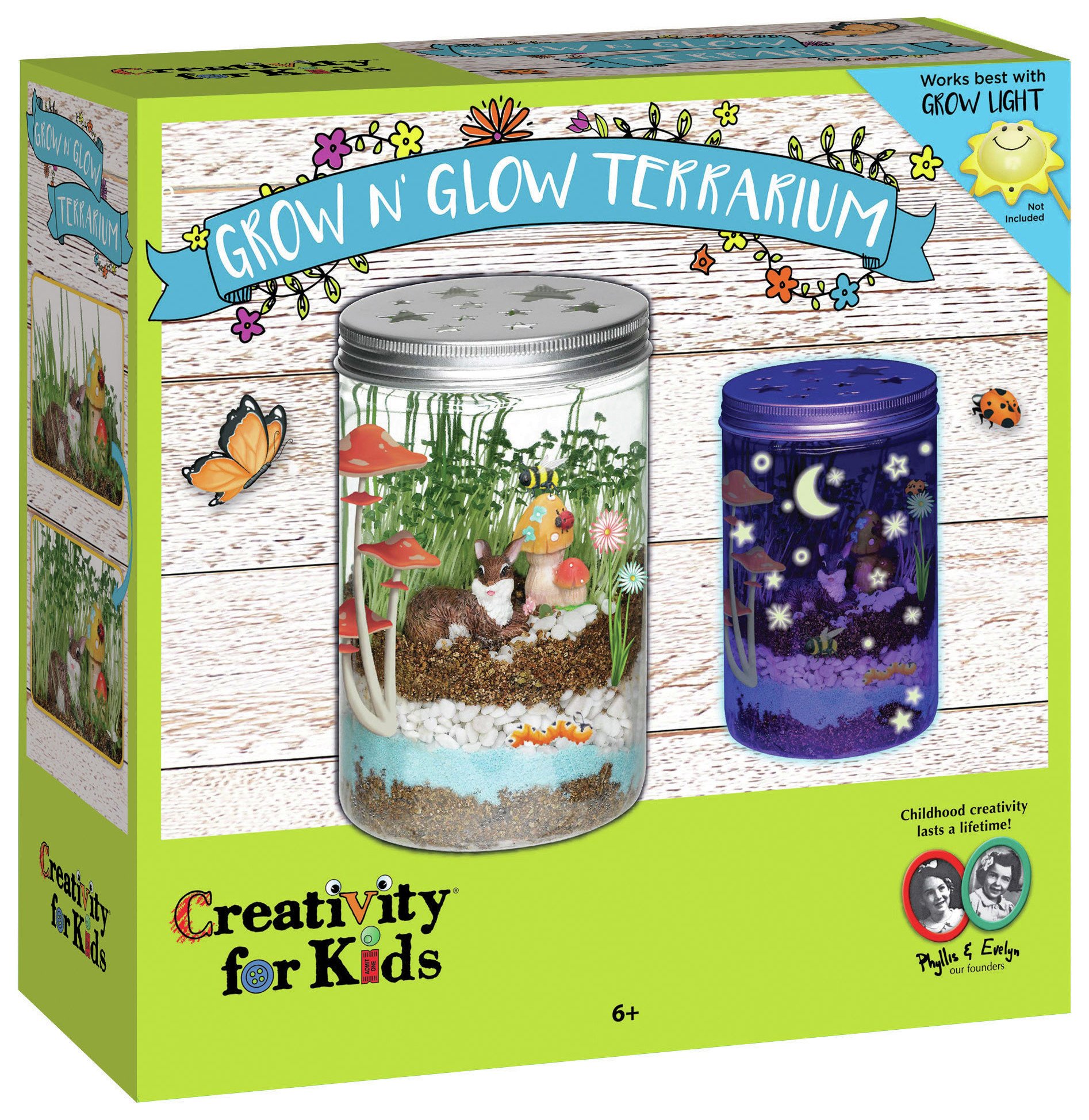 Creativity for Kids GROW N' Glow Terrarium Set