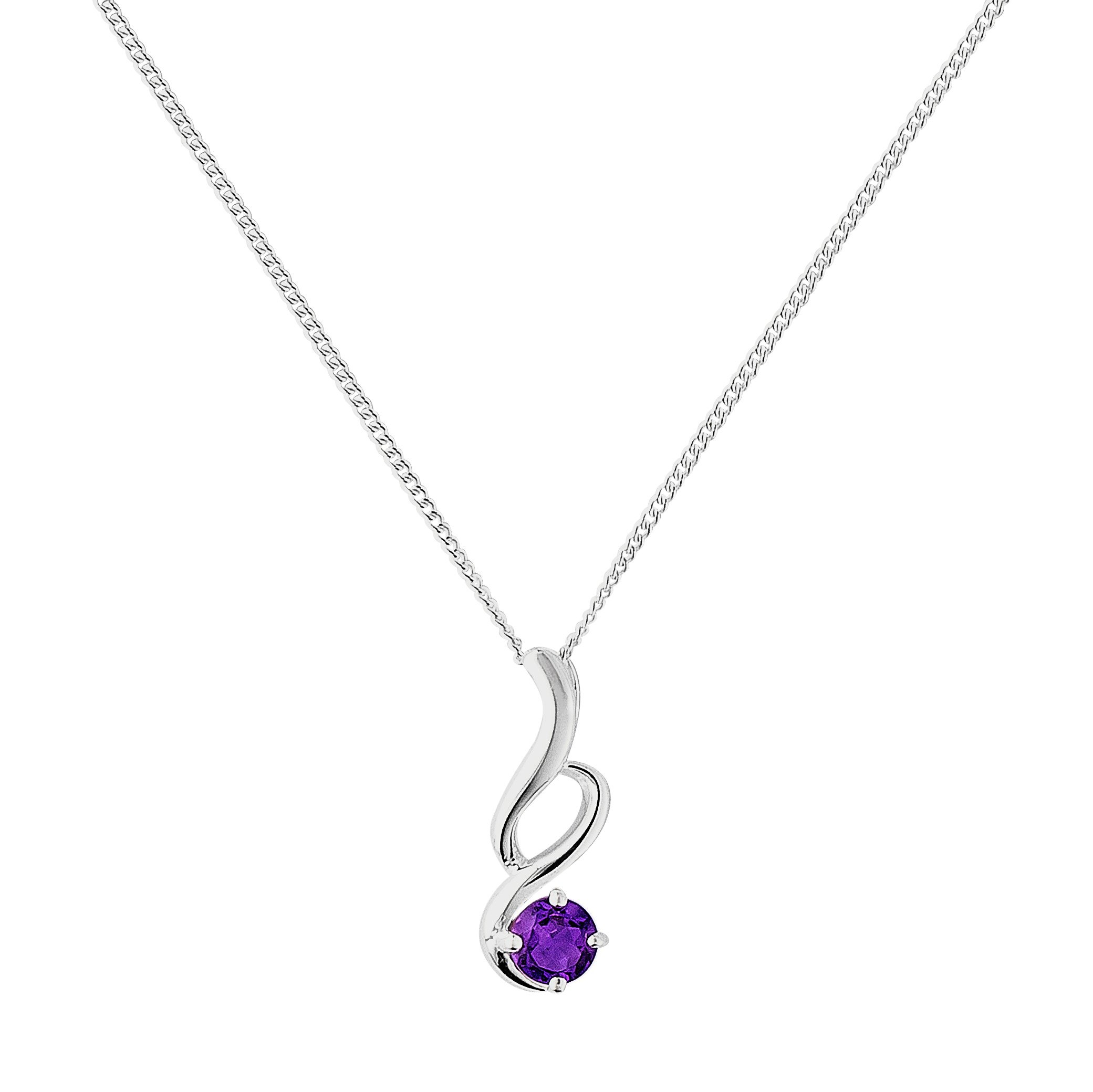 Revere Sterling Silver Amethyst Twist Pendant review