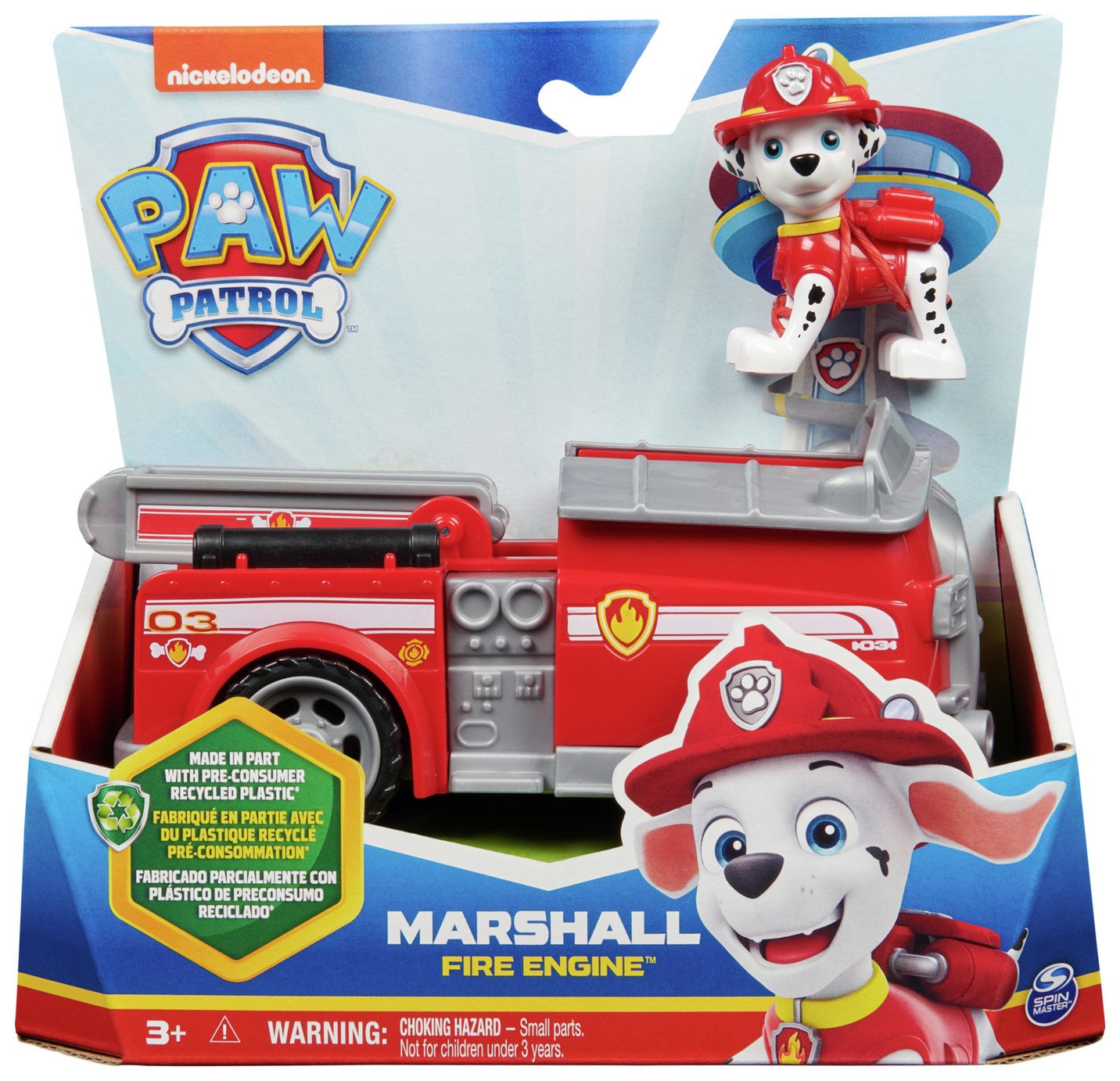 argos paw patrol fire truck