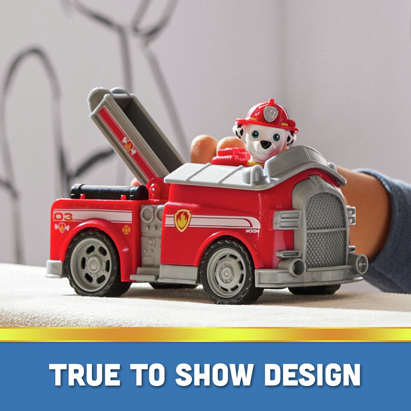paw patrol marshall rc fire truck