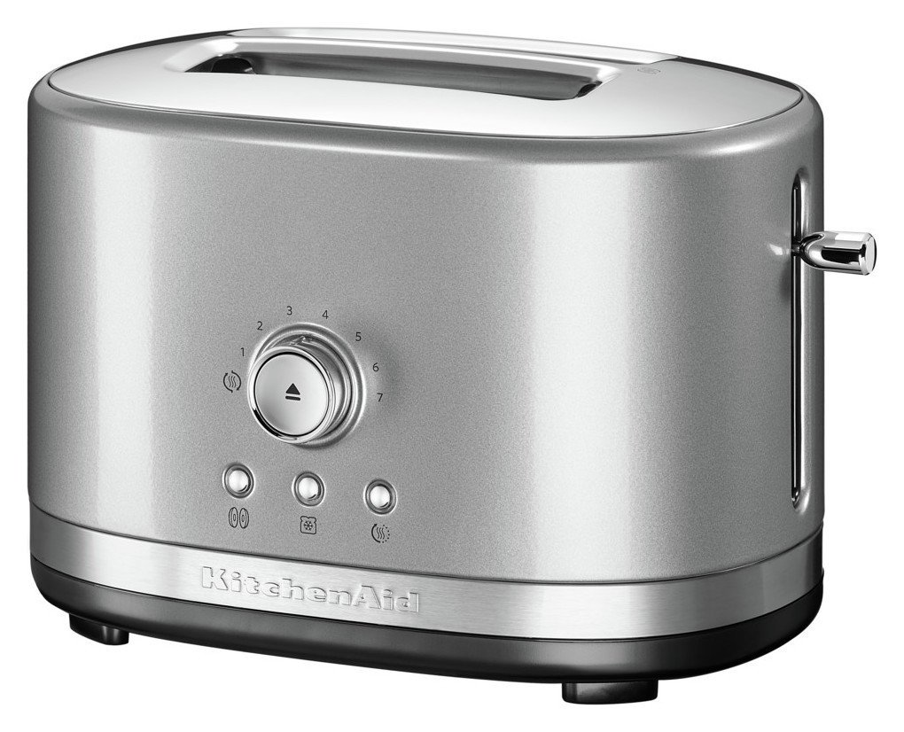 KitchenAid Manual Control 2 Slice Toaster - Contour Silver