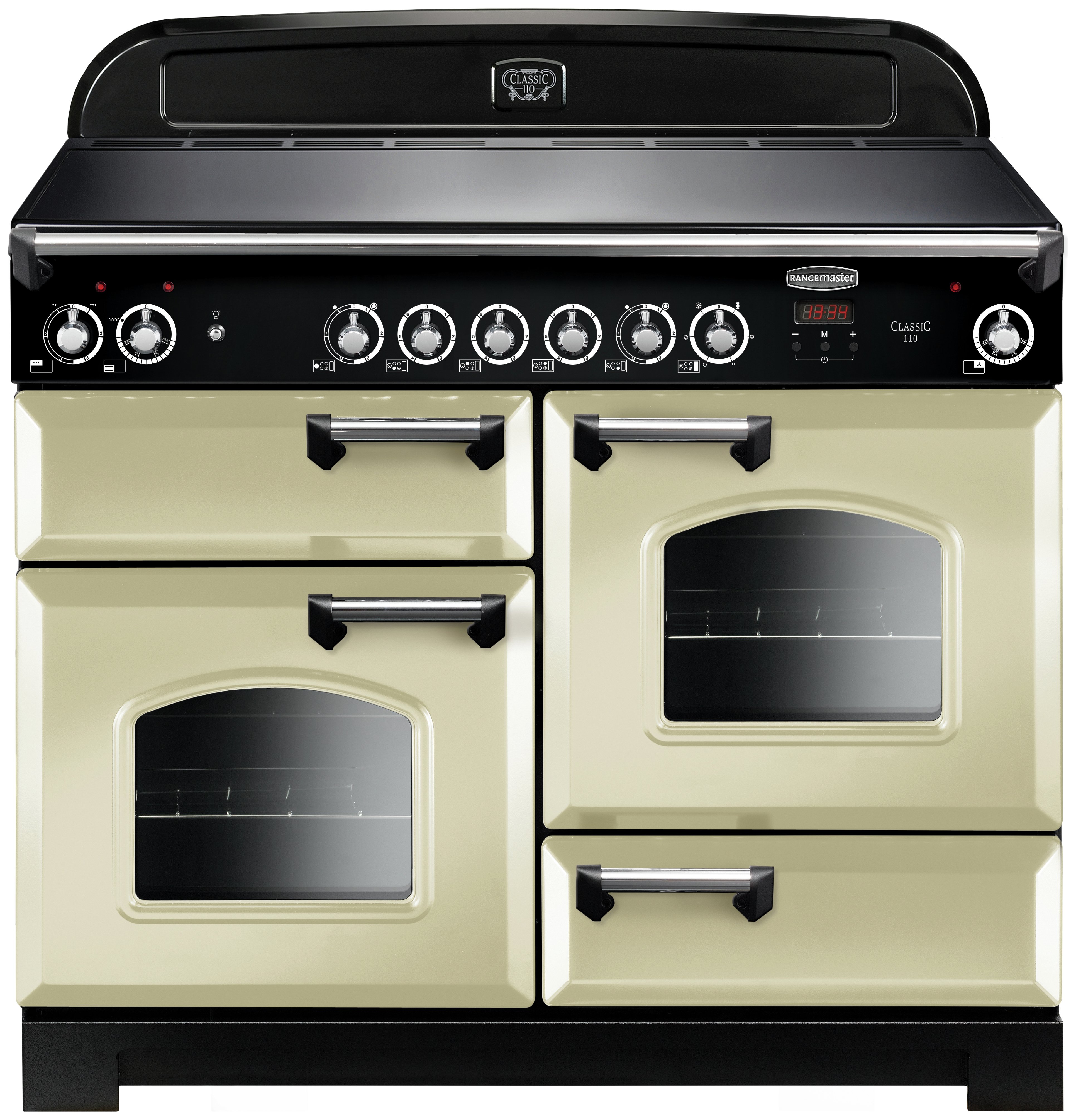 Rangemaster Classic 110cm Ceramic Range Cooker - Cream